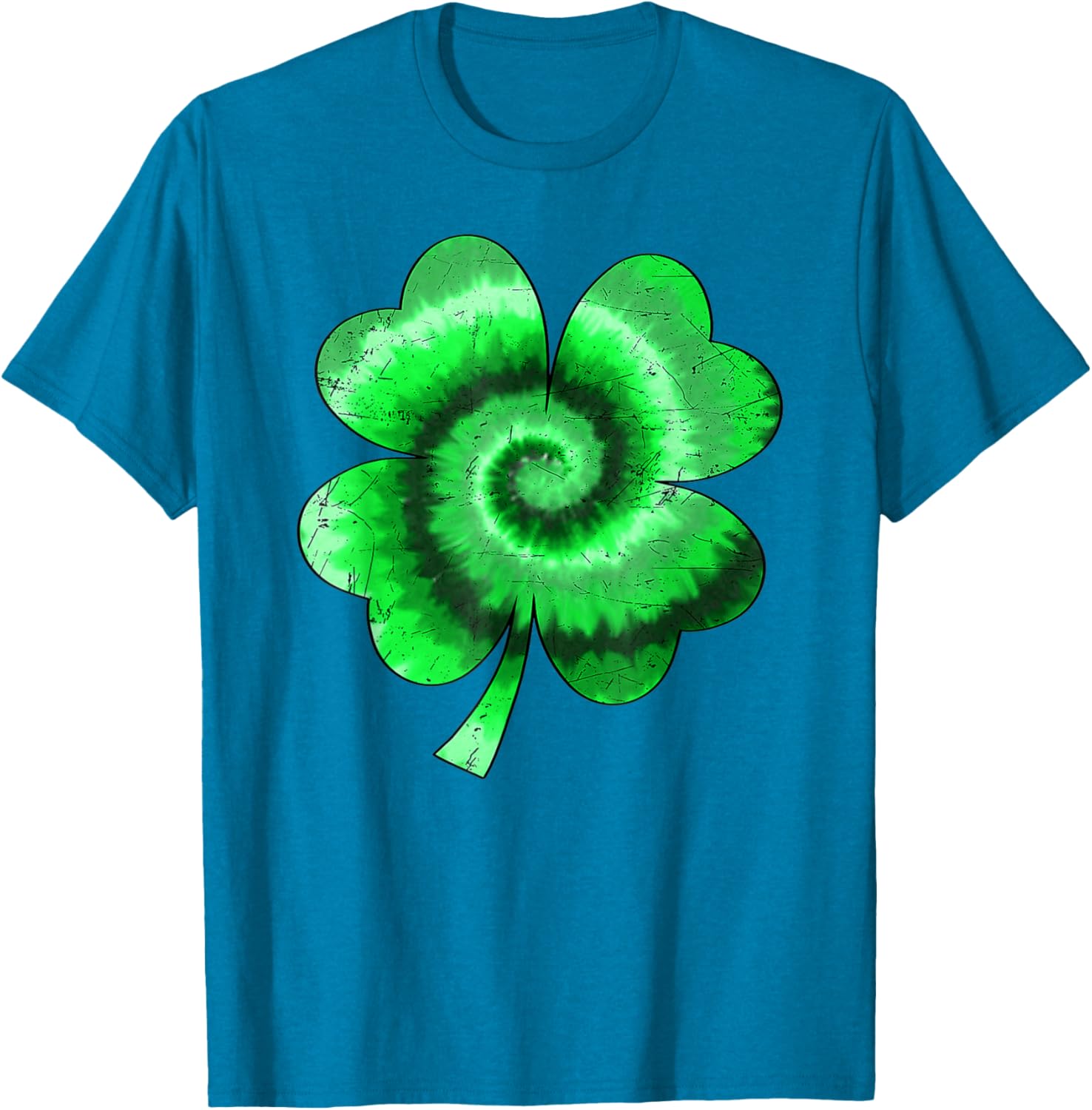 Tie Dye Shamrock T-Shirt for St Patrick's Day - Fun for All Ages - 13