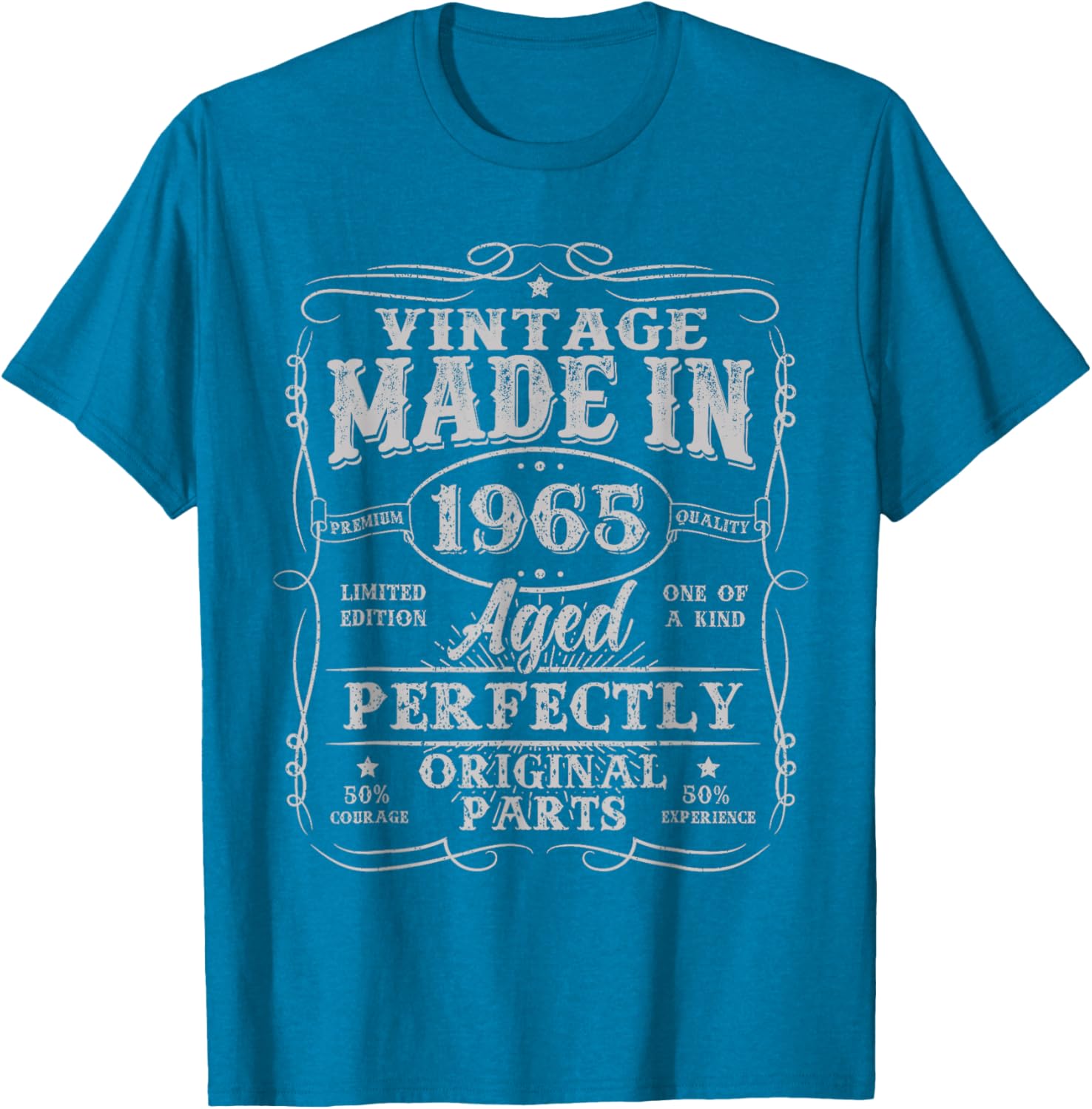 60 Years Old Vintage 1965 Birthday T-Shirt for Men Classic Style - 7