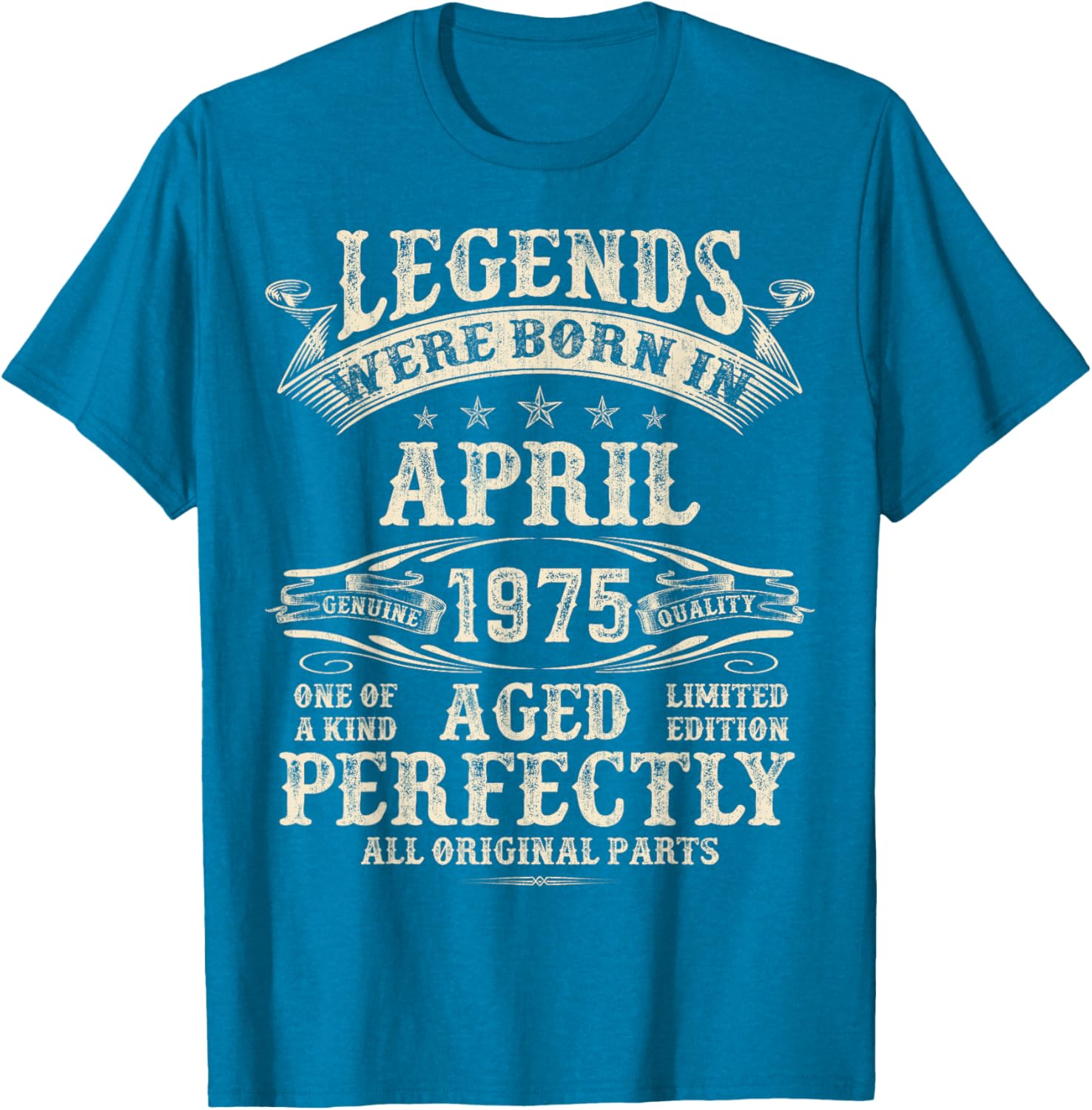 50th Birthday Gift for Men - Classic April 1975 T-Shirt for Him - 13