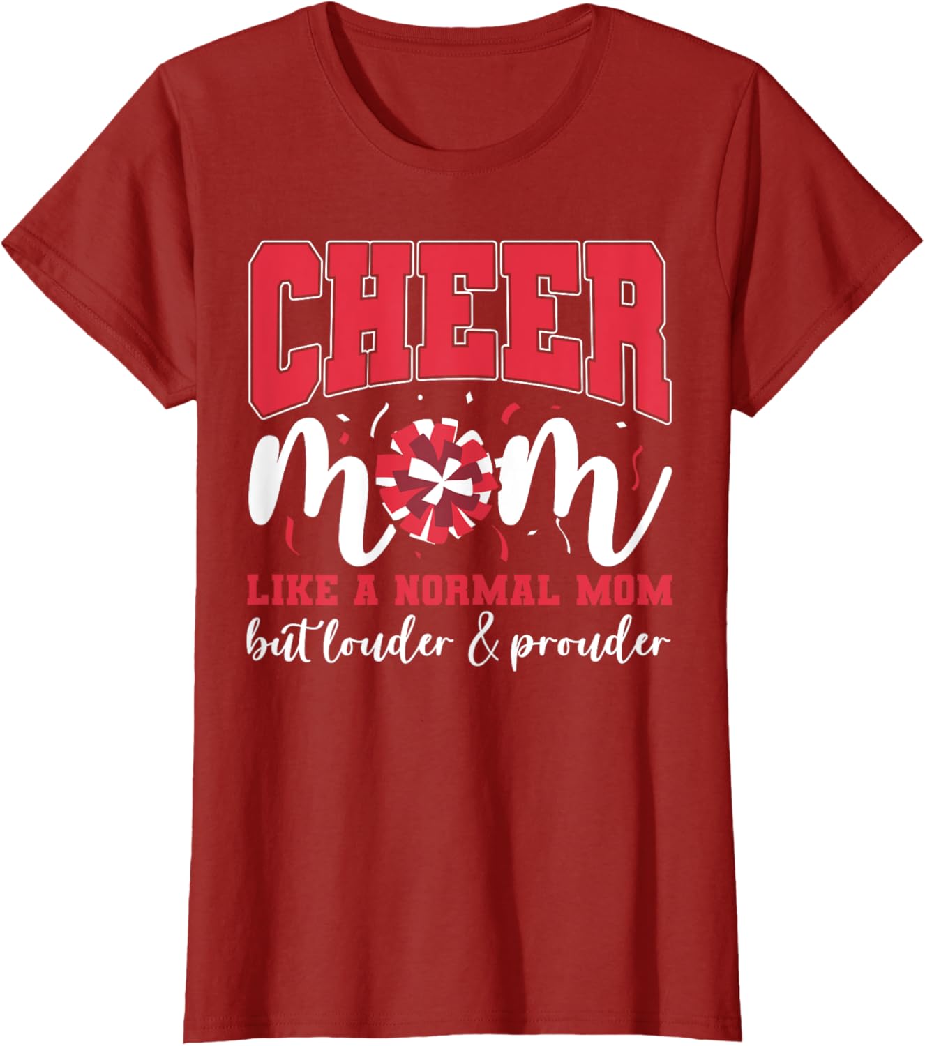 Cheer Mom T-Shirt Perfect for Supportive Moms on Game Day - 12