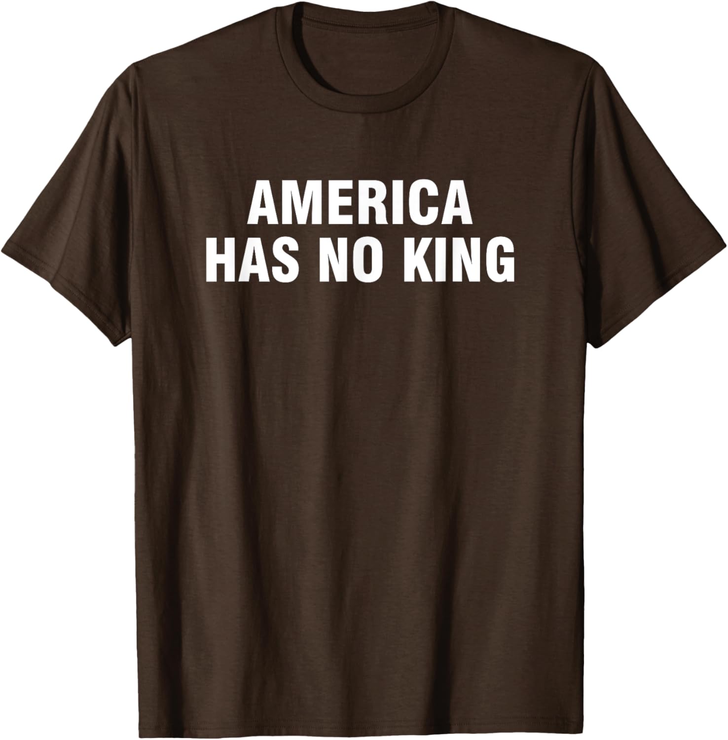 America Has No King T-Shirt - Classic Casual Tee for Patriotic Wear - 9