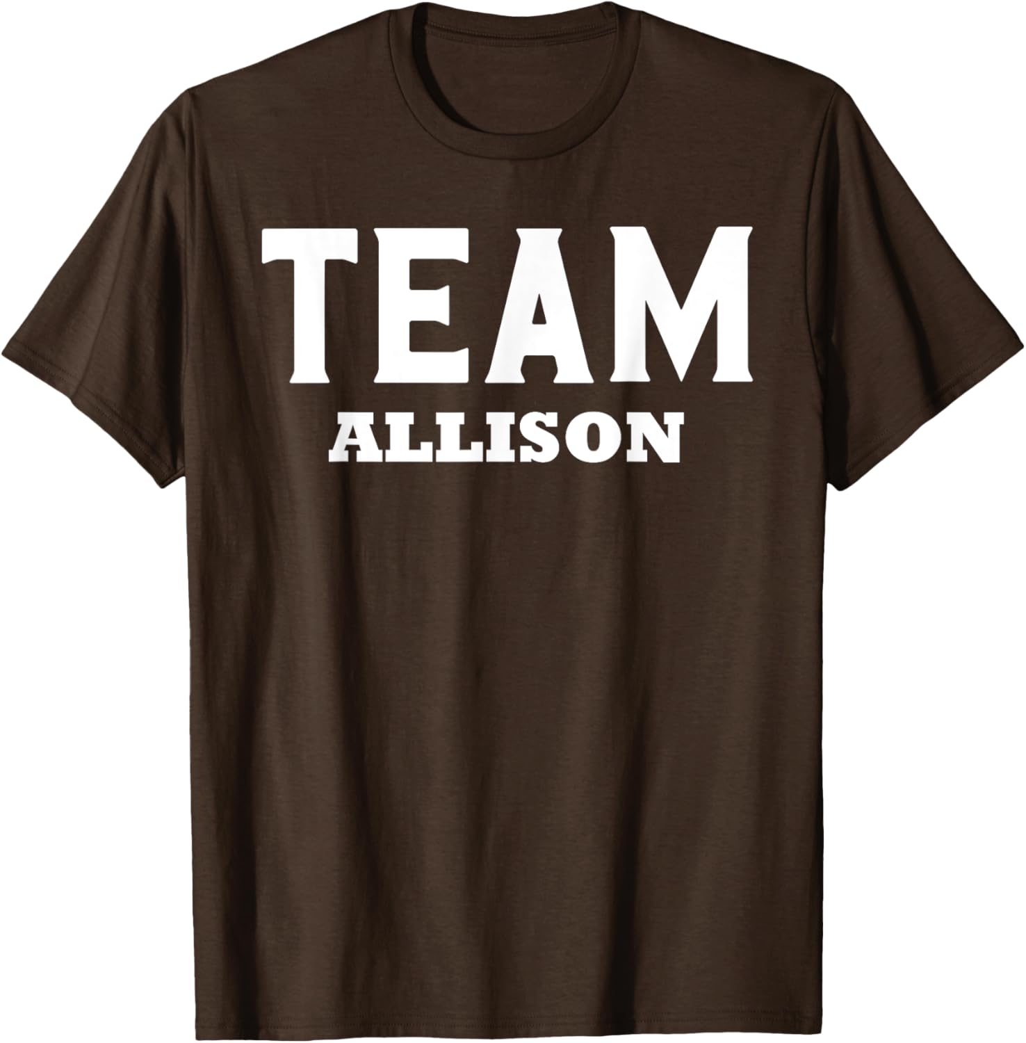 Team ALLISON T-Shirt Personalized Name Support for Fans and Friends - 18