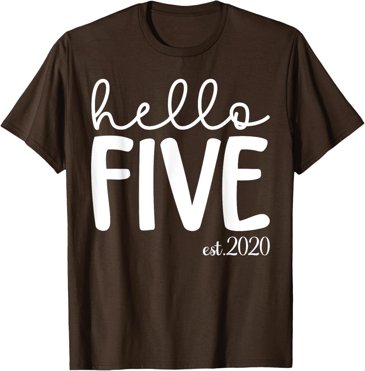 Hello Five 5th Birthday T-Shirt for Girls Age 5 Cute Gift Idea - 11