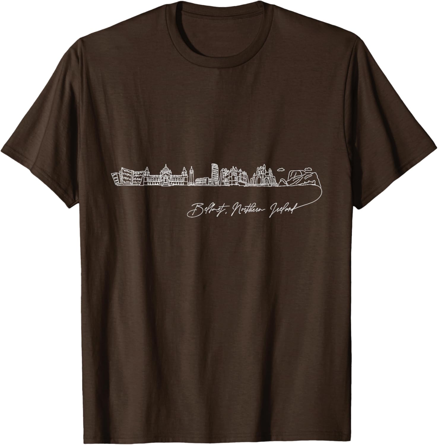 Signature Belfast City Skyline T-Shirt Perfect Northern Ireland Souvenir - 13