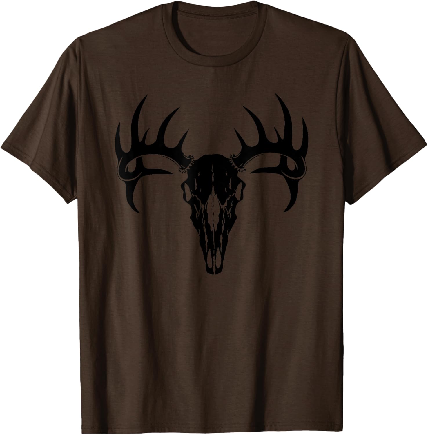 Stylish Deer Antler Deer Skull T-Shirt for Outdoor Enthusiasts - 3