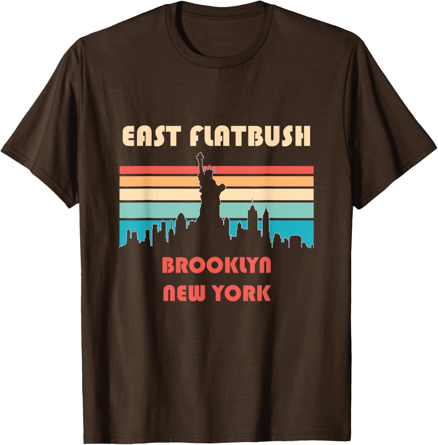 East Flatbush Brooklyn Retro Vintage T-Shirt Perfect for Any Wardrobe - 5