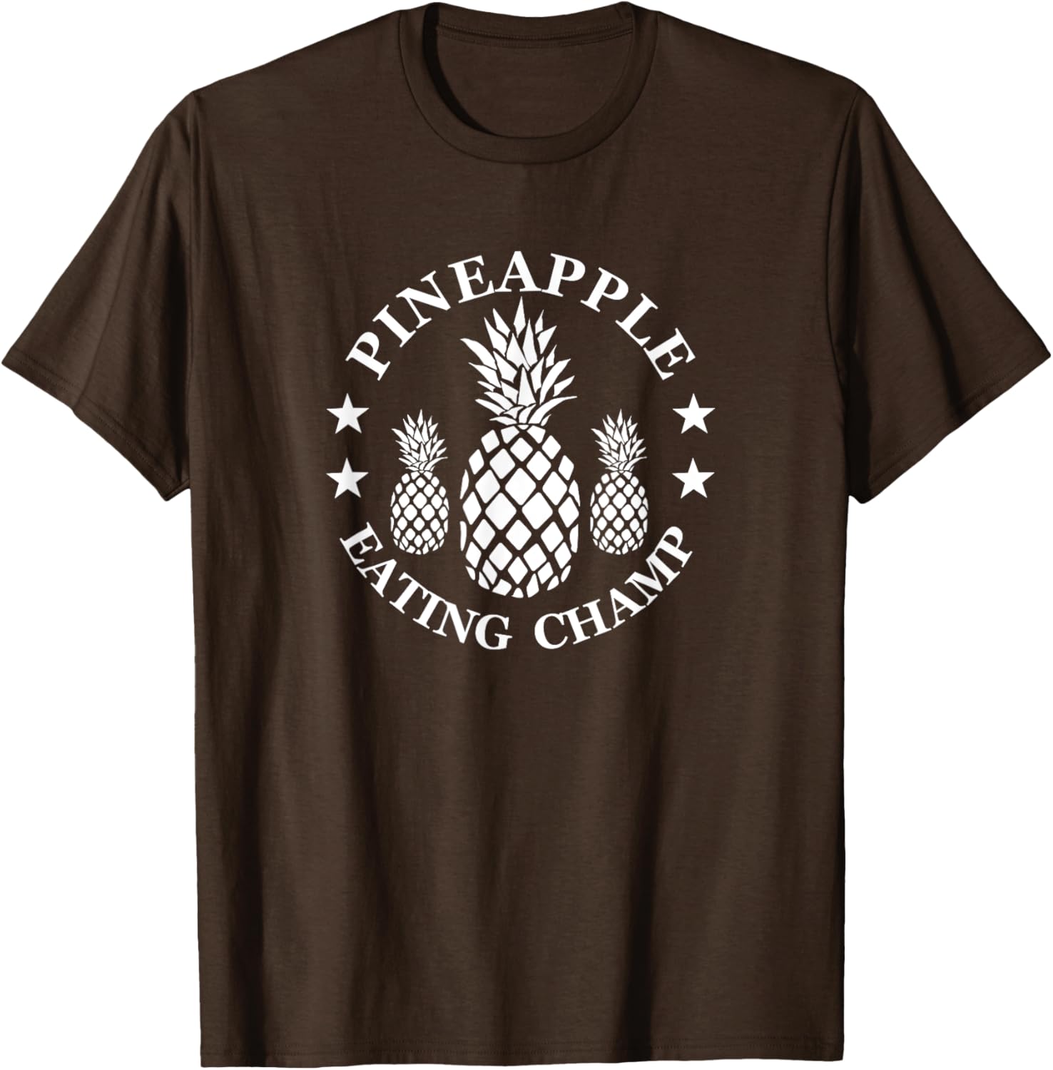 Tropical Pineapple Eating Champion T-Shirt for Fun Summer Style - 25