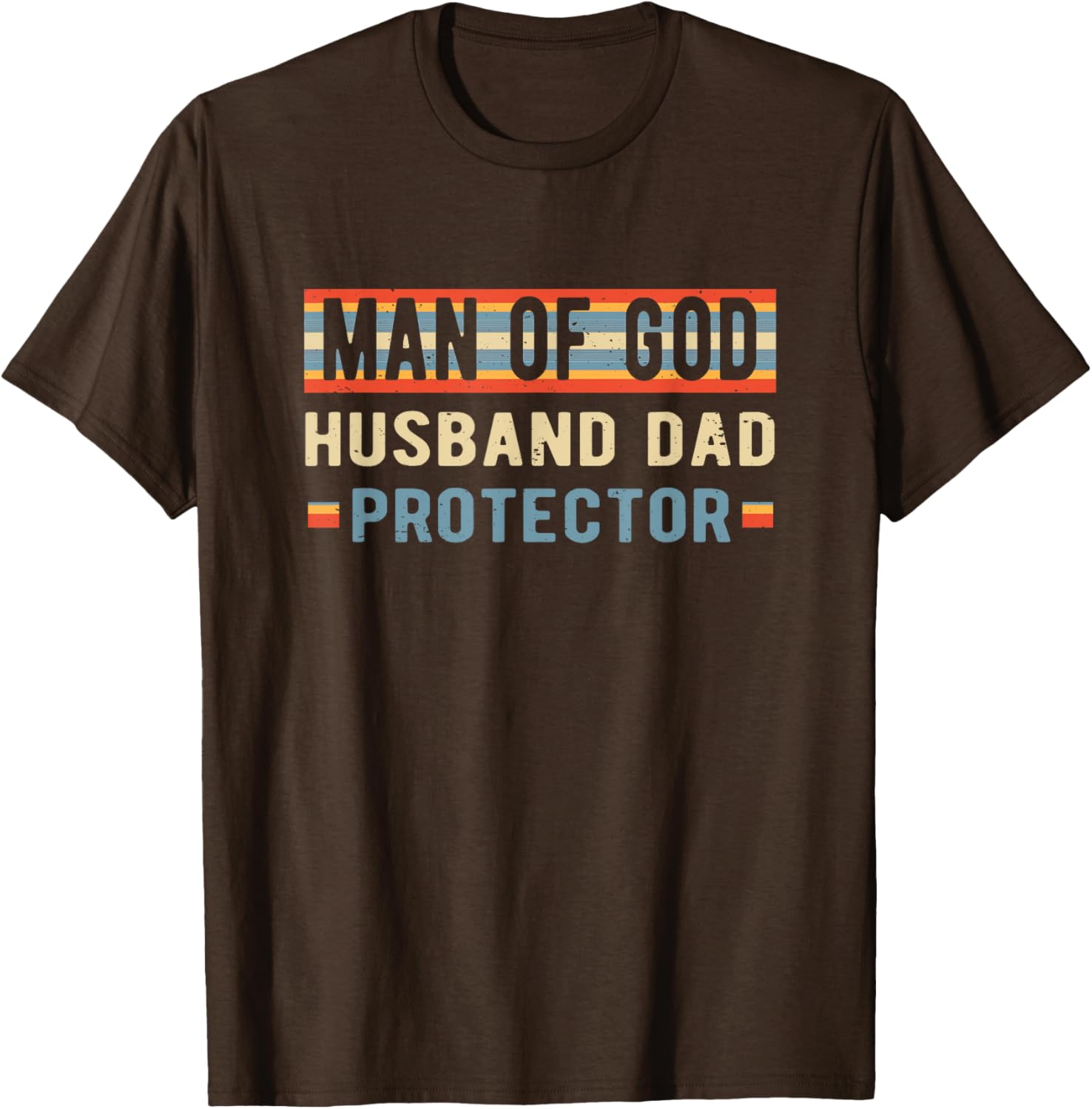 Christian Dad Father's Day T-Shirt for Protector, Husband, and Dad - 5