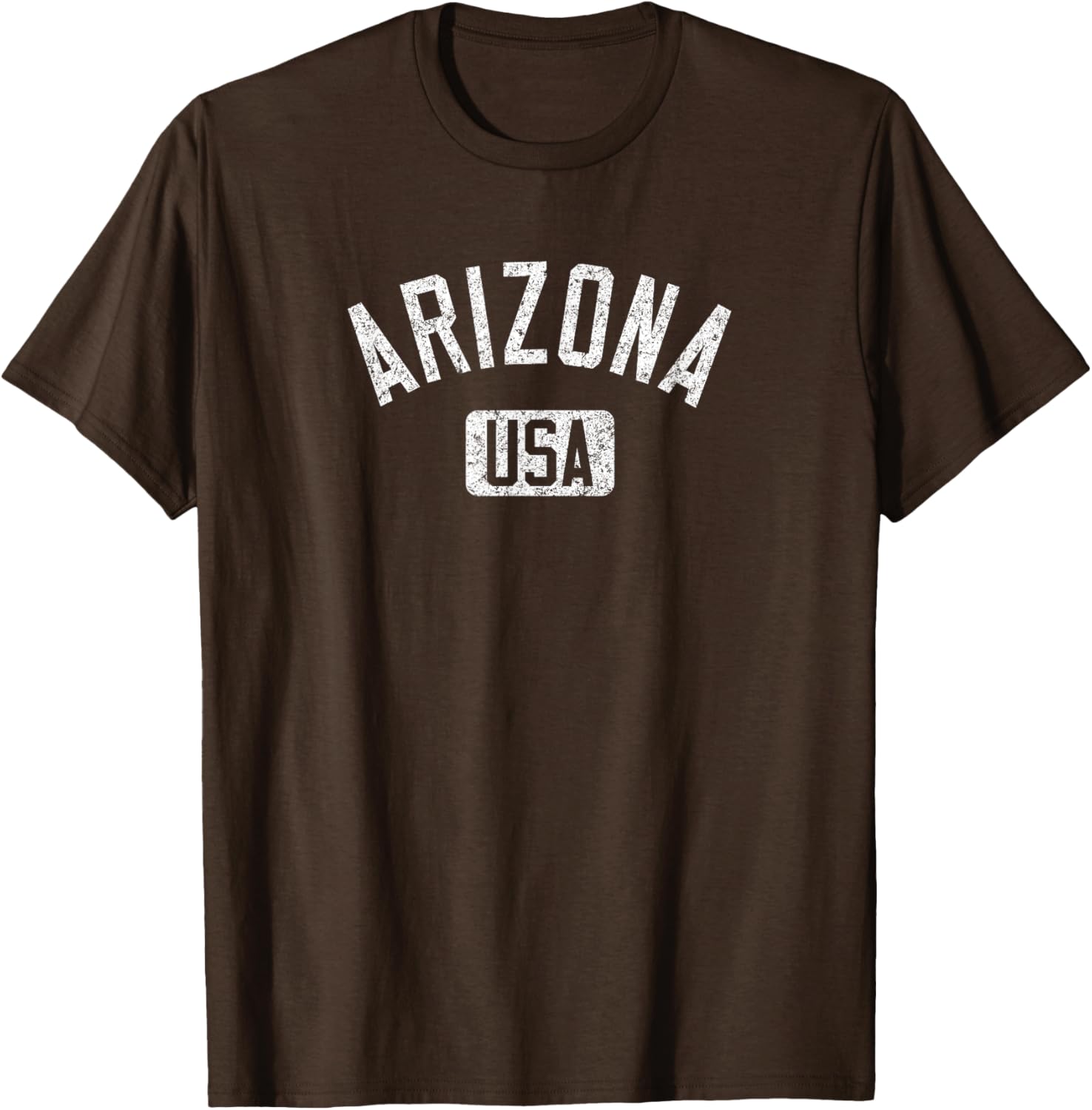 Arizona USA Distressed White Print T-Shirt for Comfortable Casual Style - 25