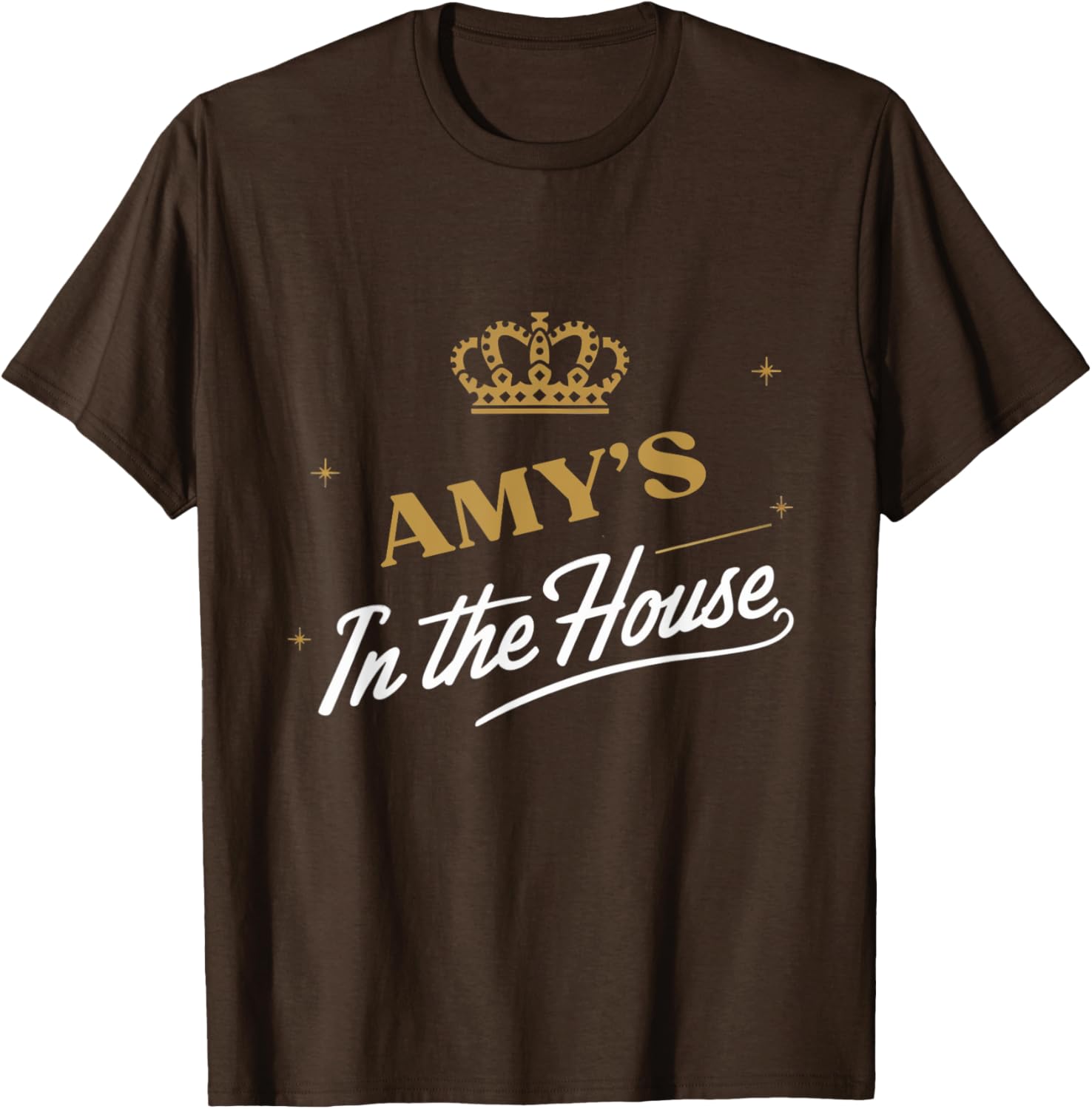 Amy's In The House Funny T-Shirt for Women: Trendy Casual Wear - 2