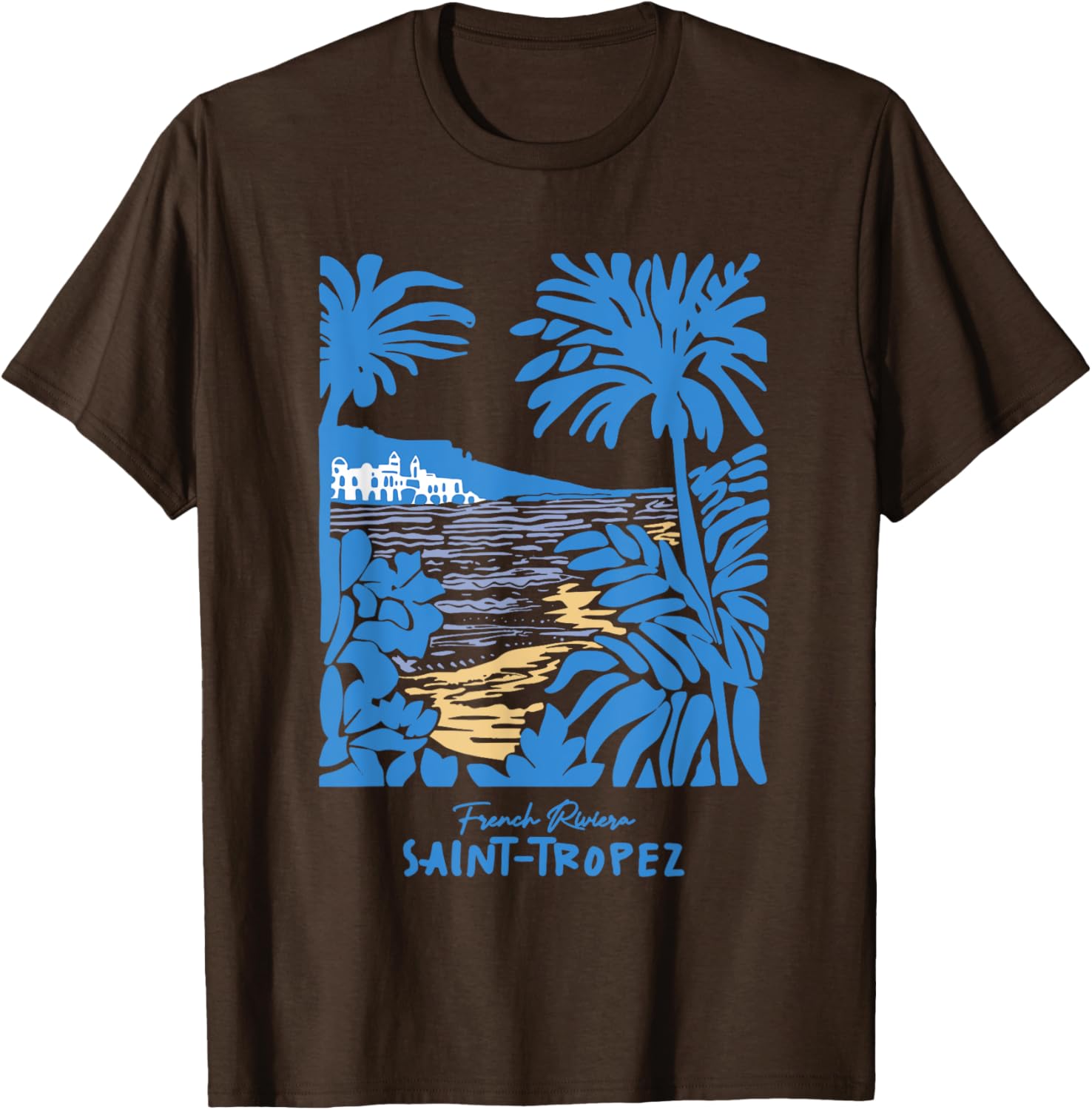 Saint Tropez French Riviera Vacation T-Shirt for Trendy Style Lovers - 1