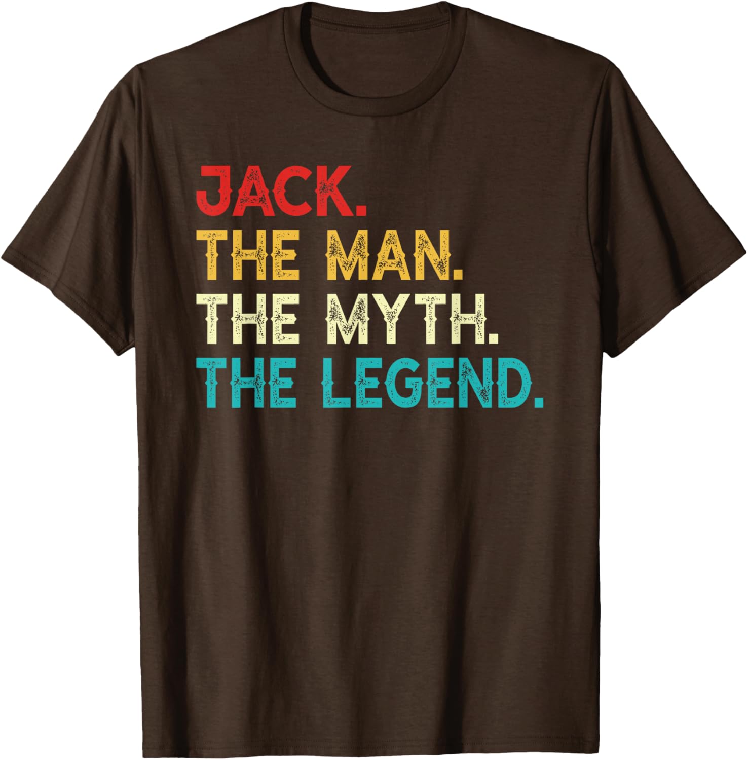 Funny Vintage Jack The Man The Myth The Legend Birthday T-Shirt - 3