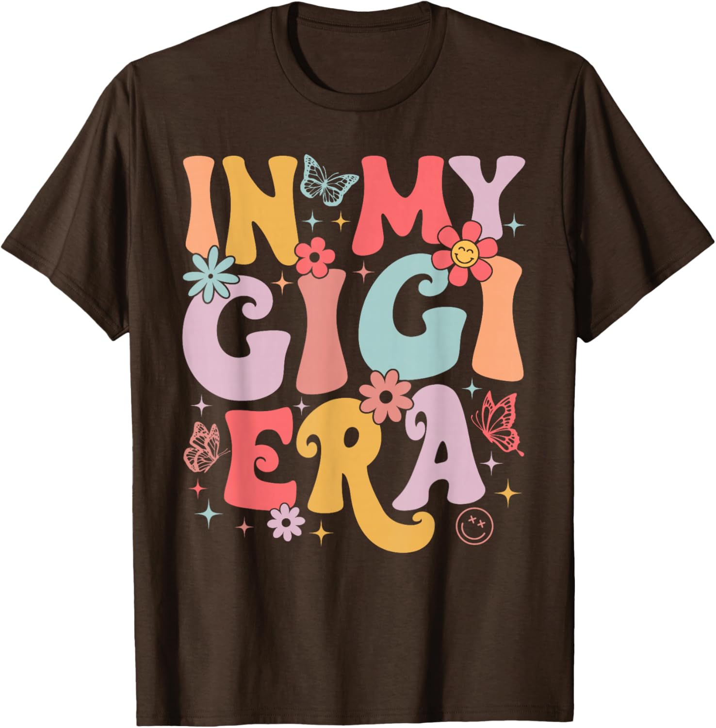 In My Gigi Era Retro Butterfly T-Shirt for Stylish Moms on Mother's Day - 2