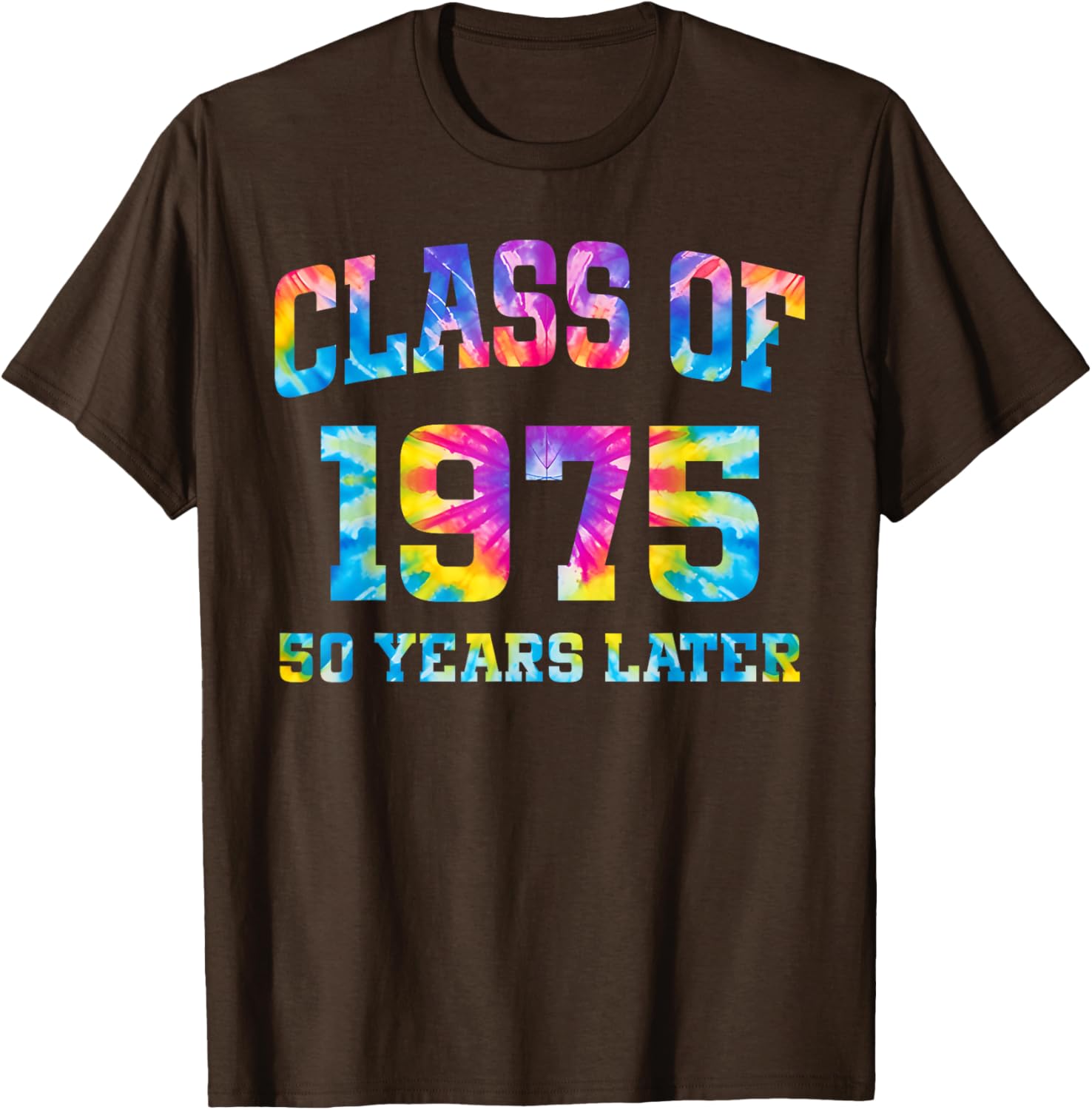 50th Class of 1975 Tie Dye Reunion Alumni T-Shirt for High School Memories - 2