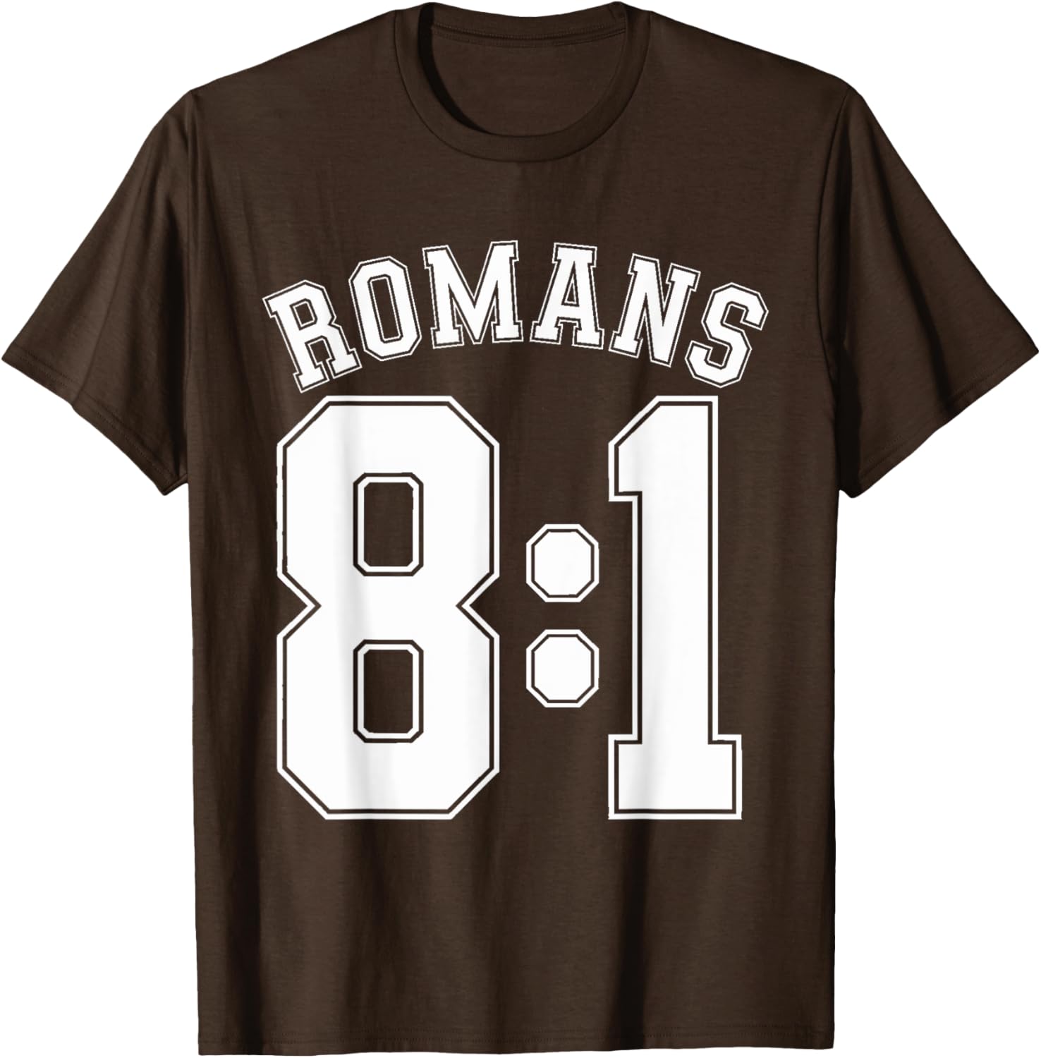 Romans 8:1 Sports Jersey T-Shirt for Christian Motivation and Faith - 10