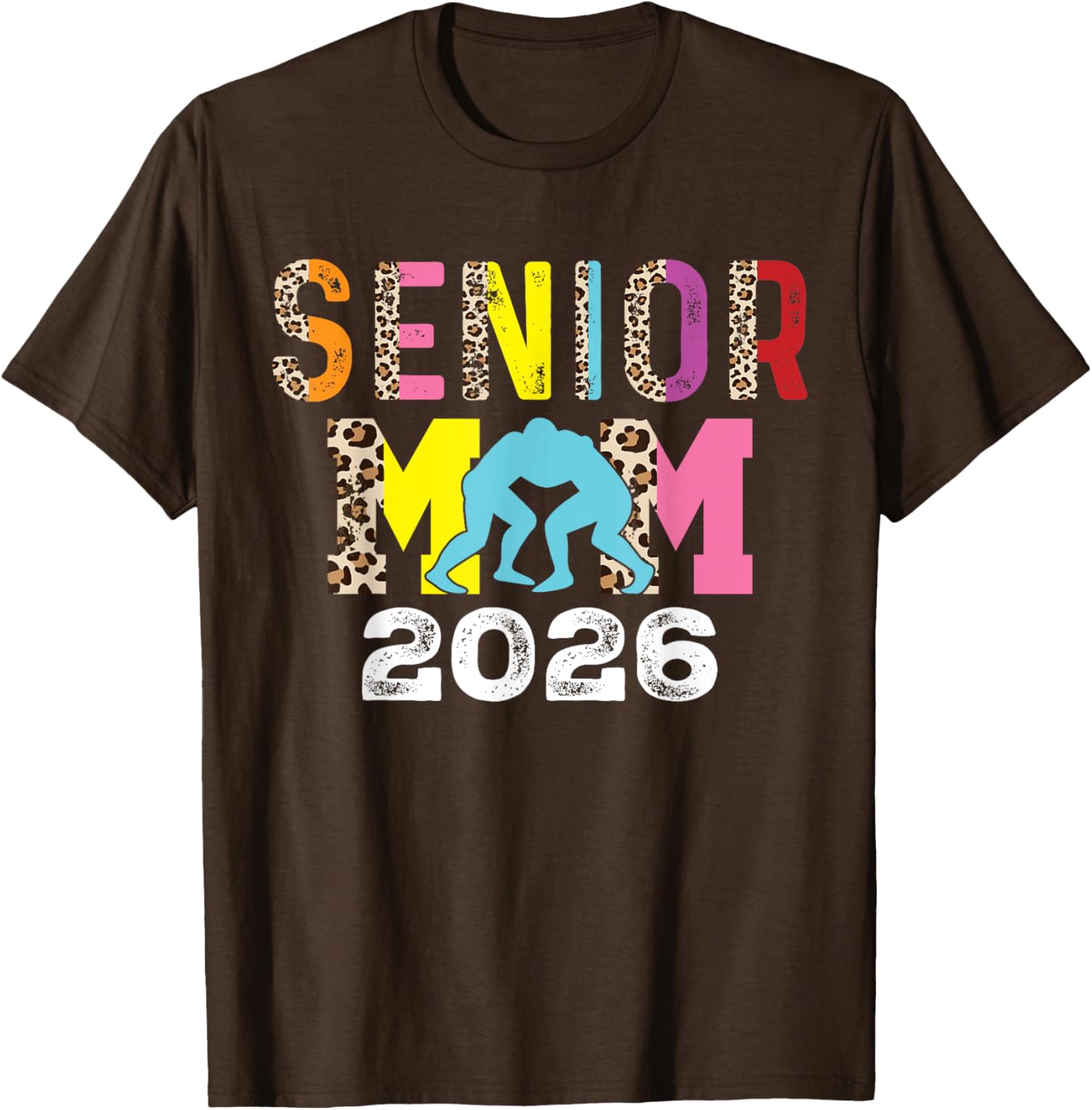 Senior Wrestling Mom Class of 2026 T-Shirt for Proud Supporters - 2