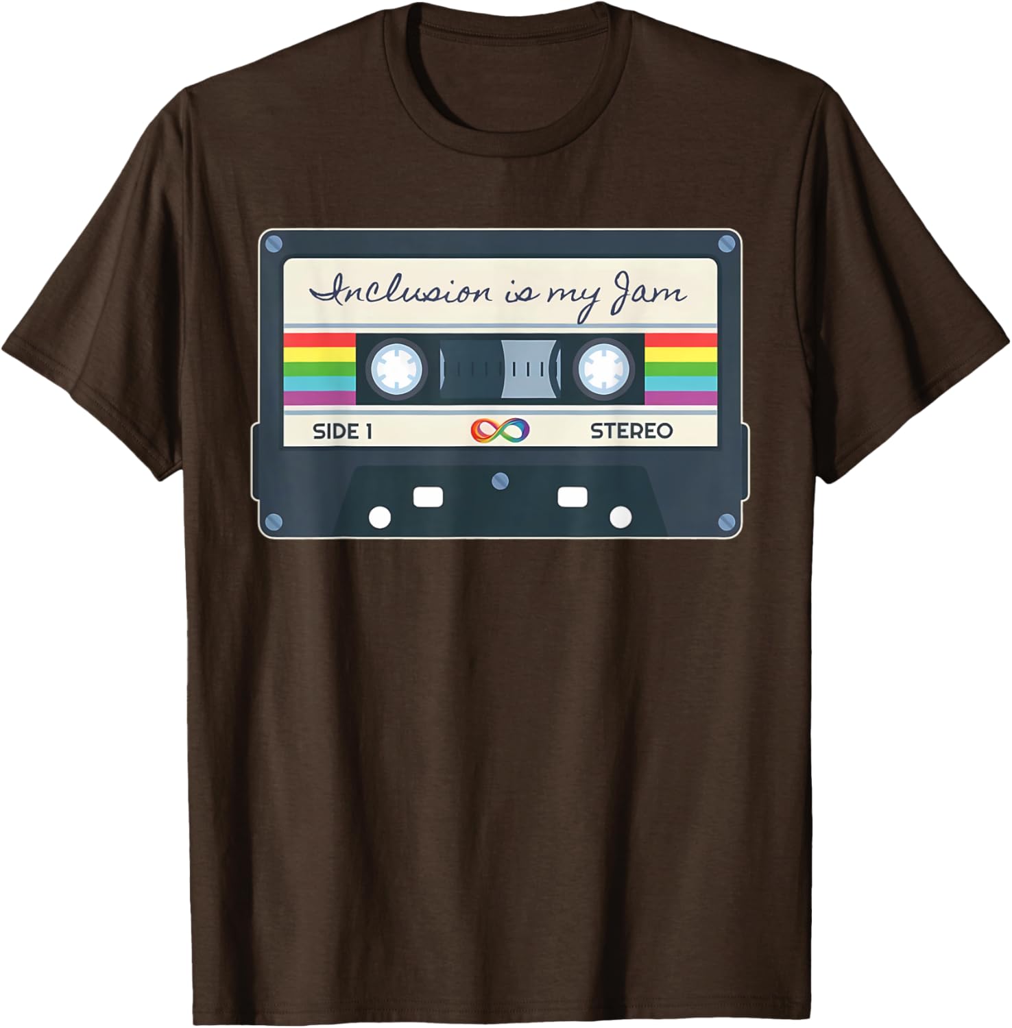 Autism Awareness Inclusion Is My Jam SPED Teacher Cassette T-Shirt - 14