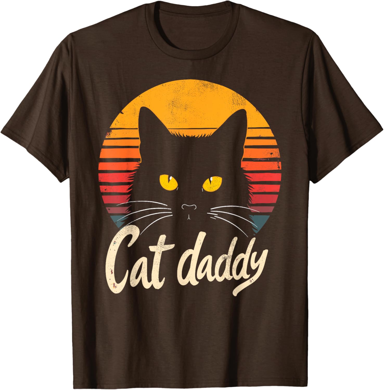 Retro Cat Daddy T-Shirt for Men, Women, and Kids - Vintage Cat Sunglasses Tee - 16