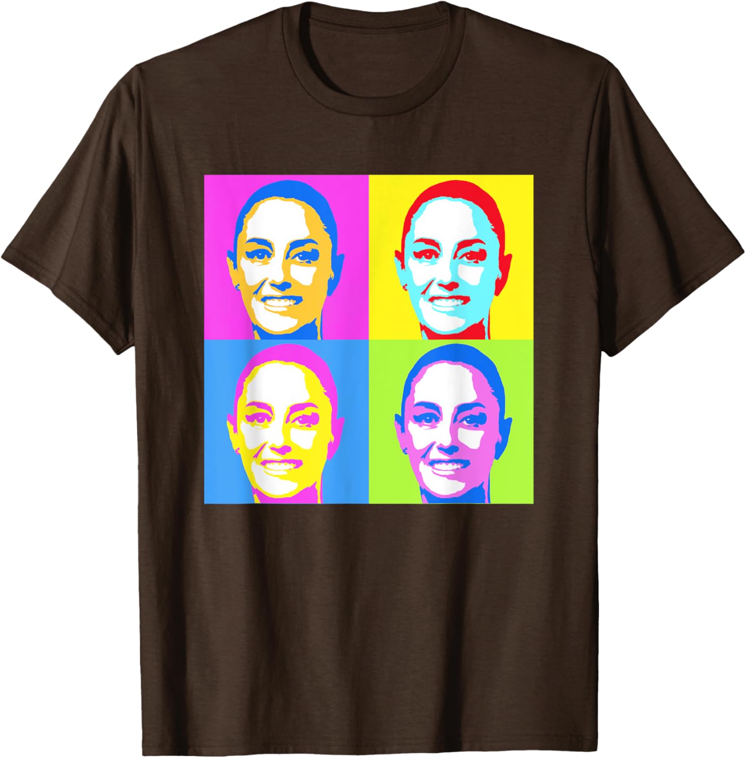 Claudia Sheinbaum Pop Art T-Shirt for Supporters of Mexico's President - 10