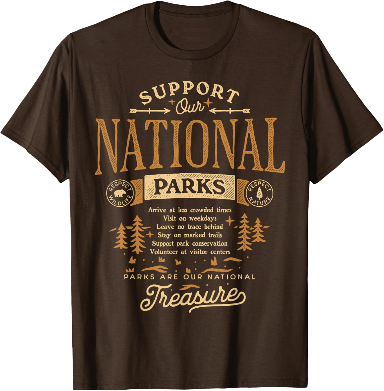 Support National Parks T-Shirt Resist Funding Cuts for Nature Lovers 2025 - 1