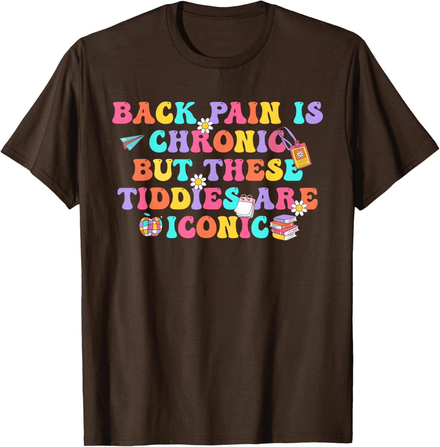 Chronic Back Pain Iconic Women Men T-Shirt for Comfort and Style - 14
