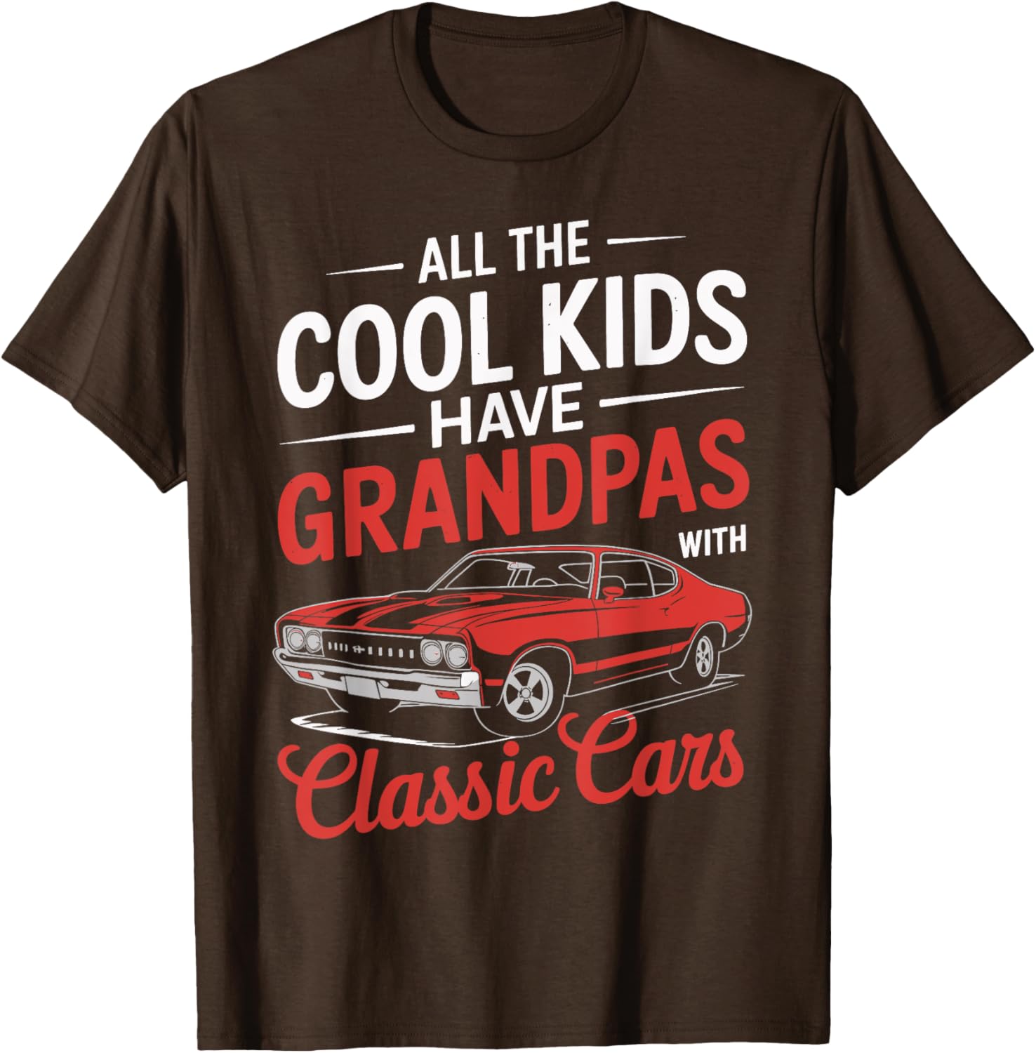 Vintage Classic Cars T-Shirt for Cool Kids and Their Grandpas - 7