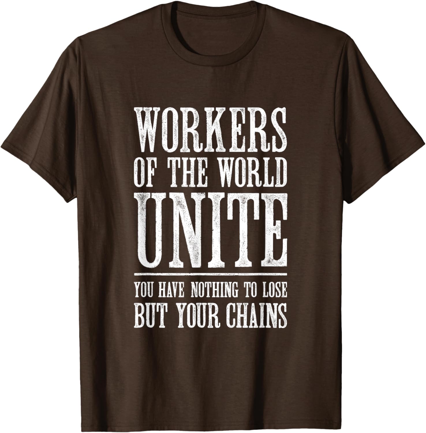 Workers of the World Unite T-Shirt for Stylish Activists and Allies - 4