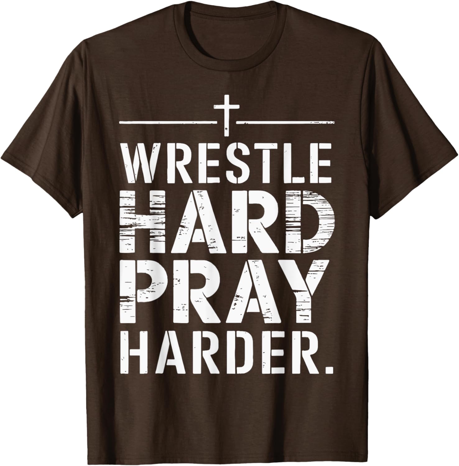 Wrestle Hard Pray Harder T-Shirt for Athletes and Faithful Fans - 10