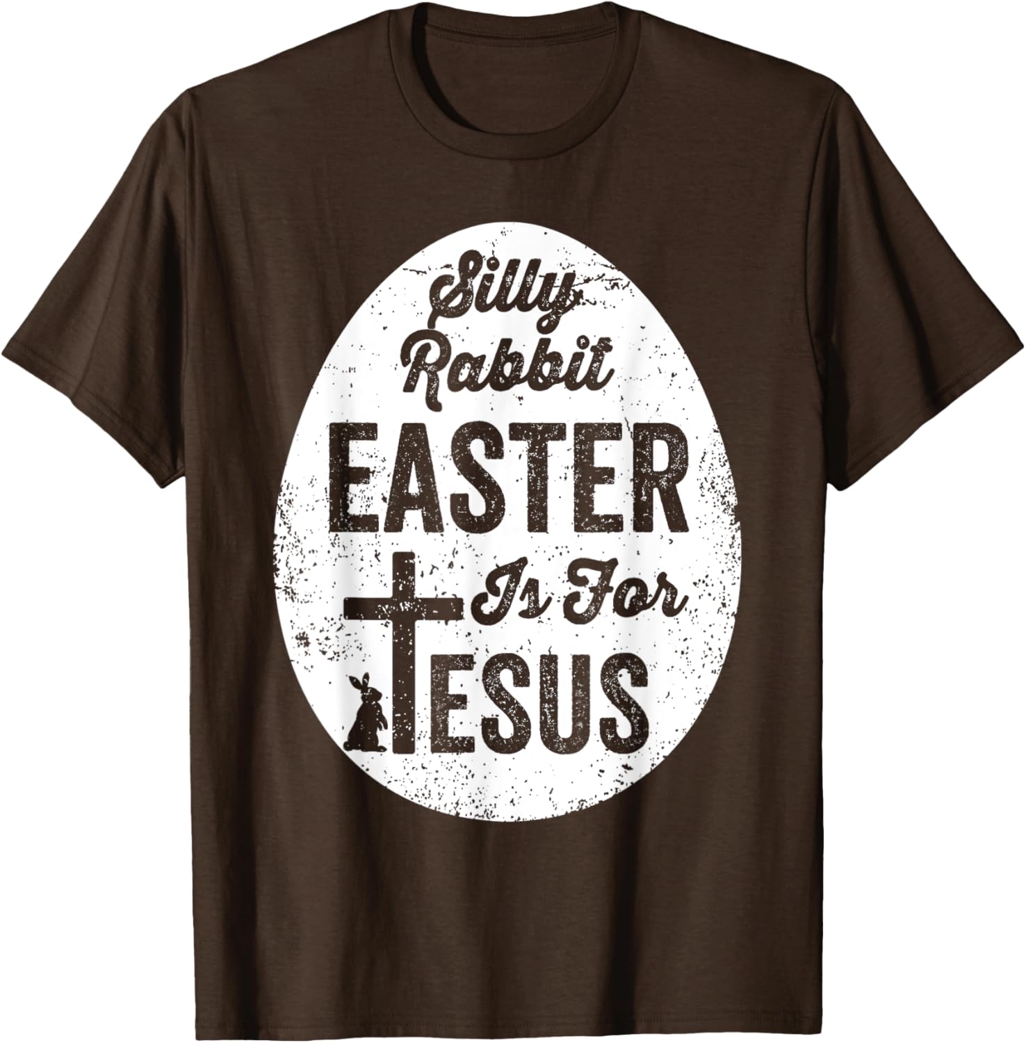 Silly Rabbit Easter is for Jesus Christian T-Shirt for Fun Celebrations - 5
