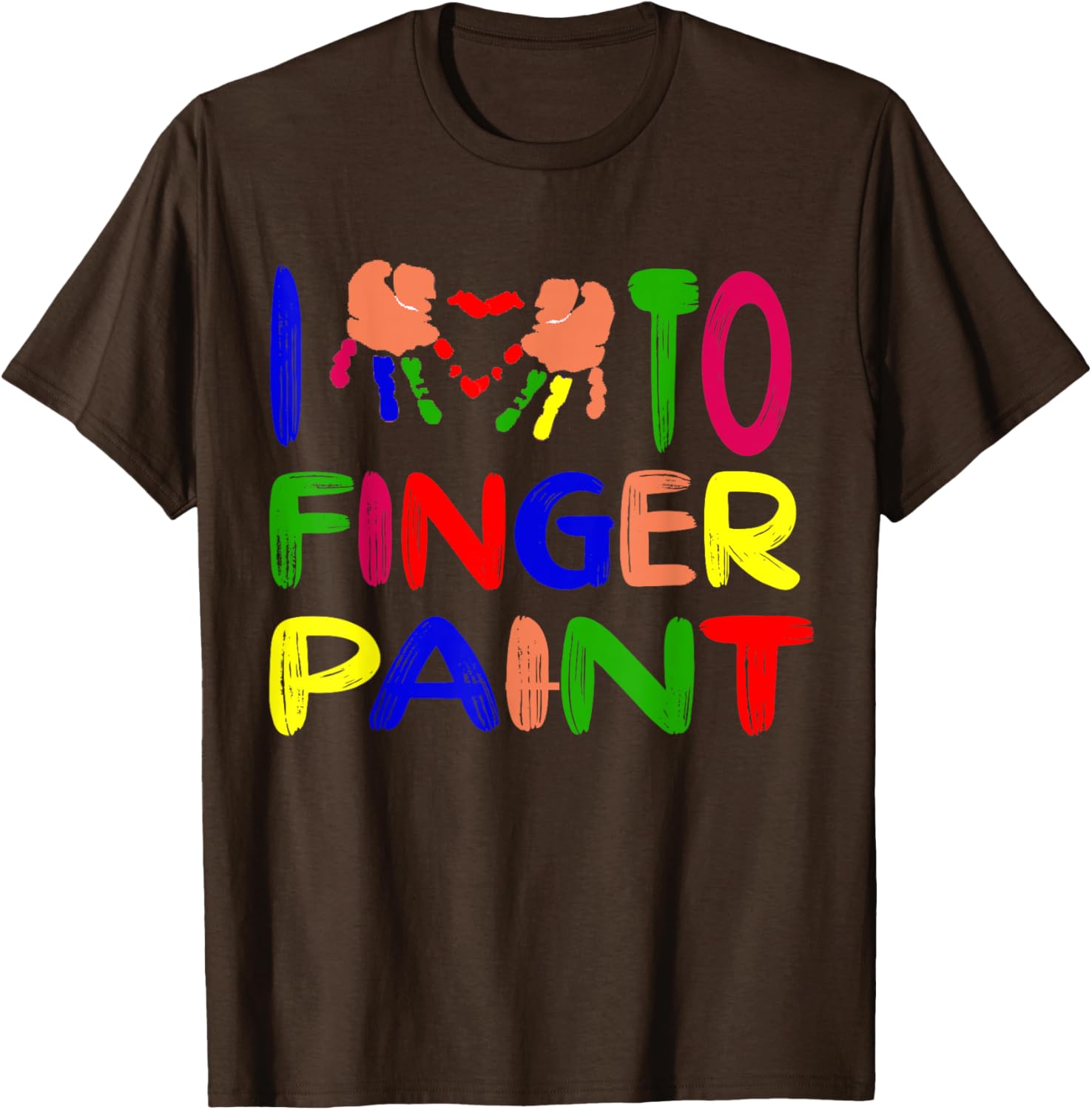 Cute Couple Valentine T-Shirt I Heart Love to Finger Paint Gift - 27