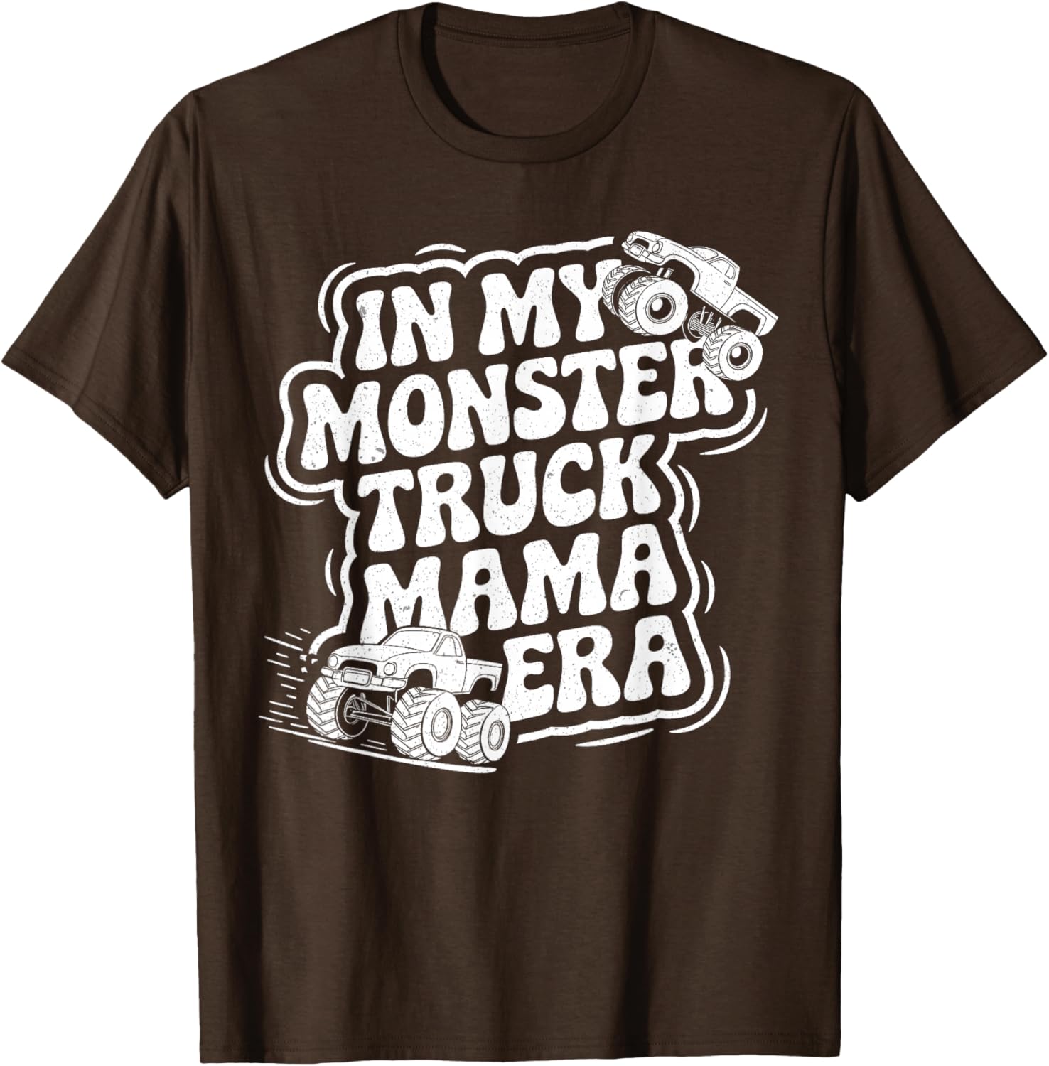 Groovy Monster Truck Mama Era T-Shirt for Fun Loving Moms on Mother's Day - 10