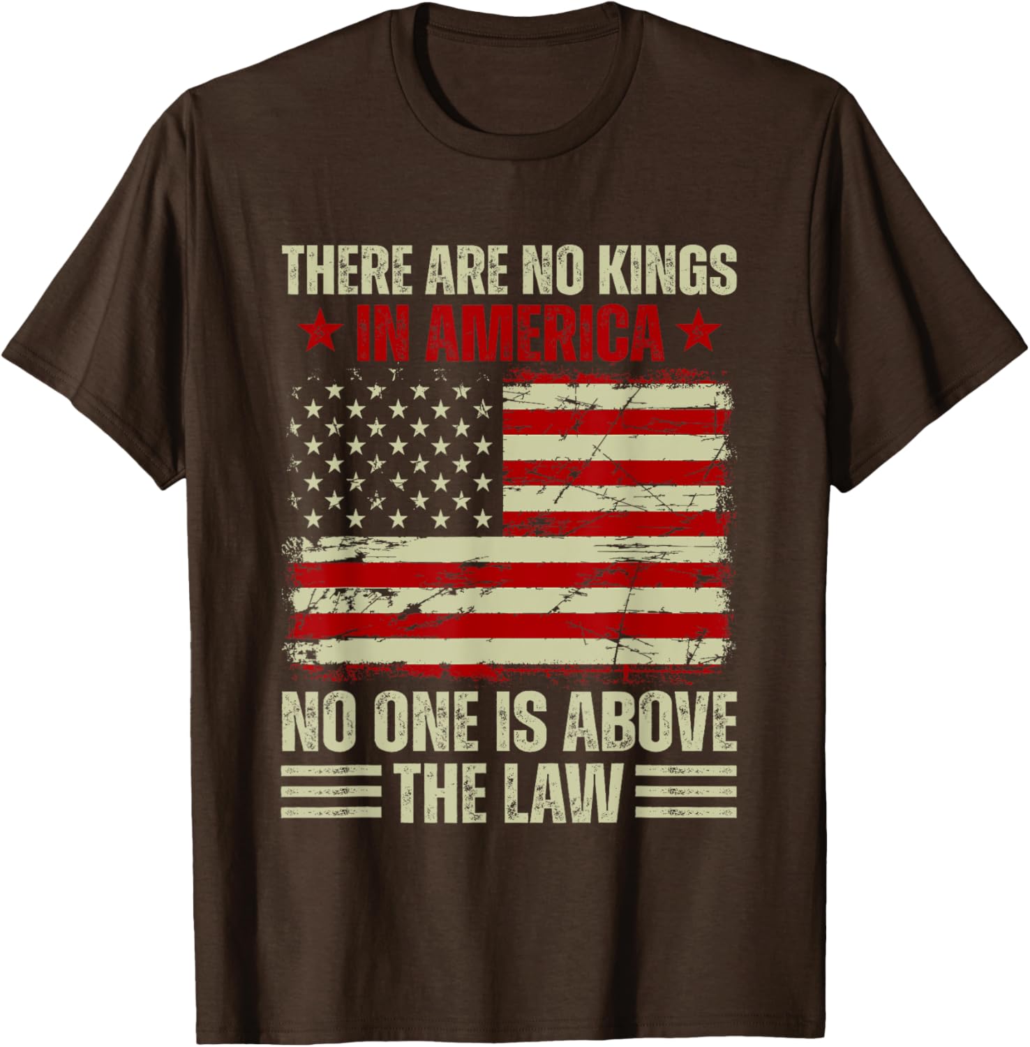 There Are No Kings In America T-Shirt - Stand For Justice and Equality - 10
