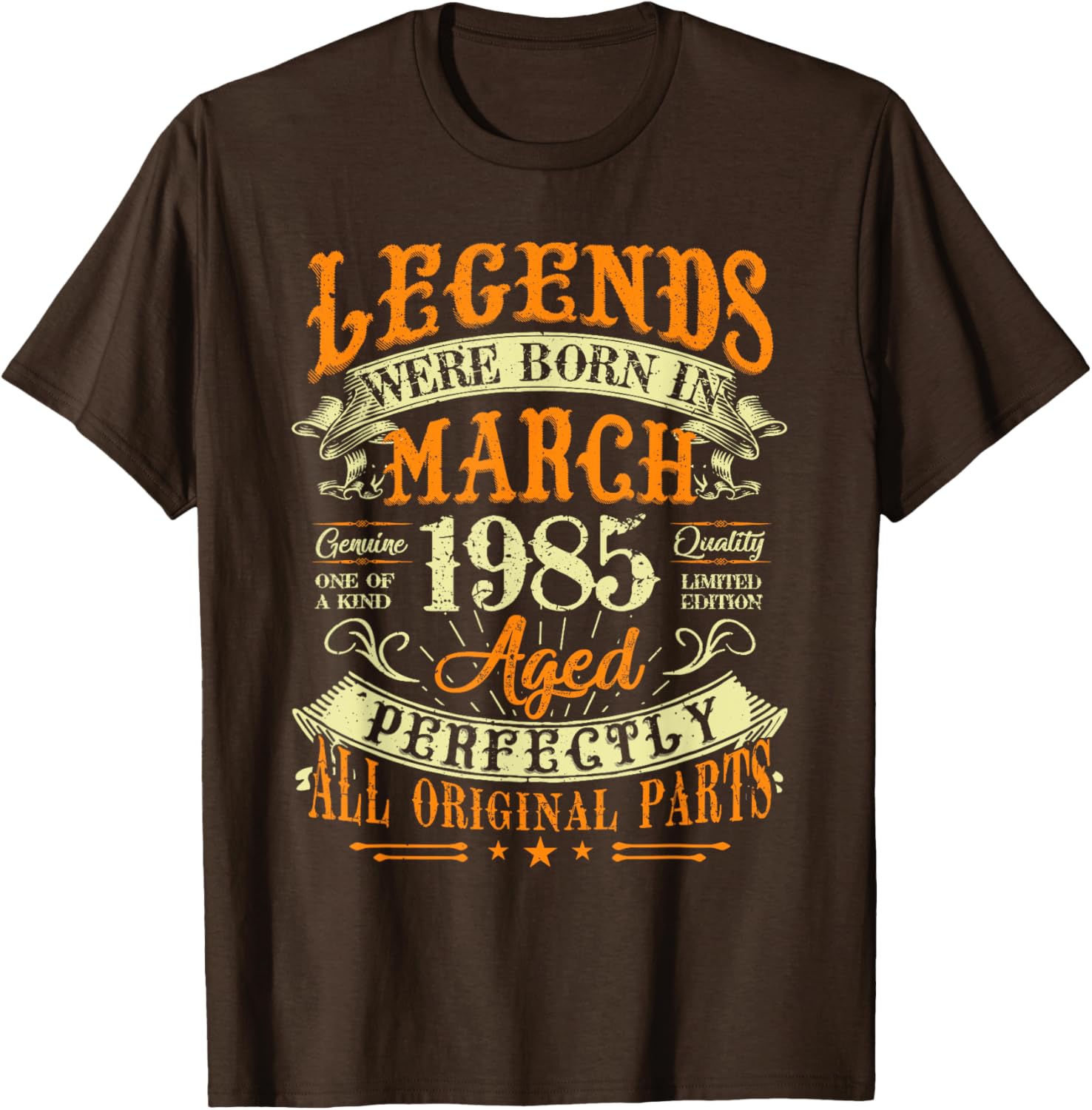 40th Birthday Gift for Legends Born in March 1985 T-Shirt - 18