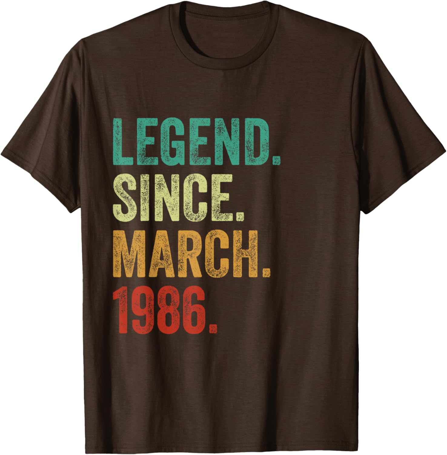 39 Years Old Legend Since March 1986 Birthday T-Shirt for Him or Her - 10