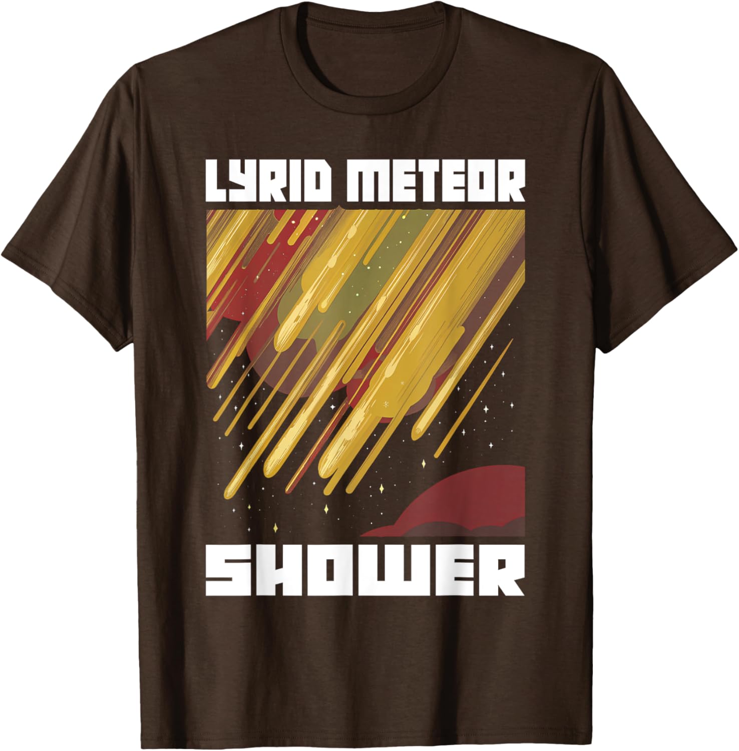 Vintage Lyrid Meteor Shower T-Shirt for World Meteorological Day - 2