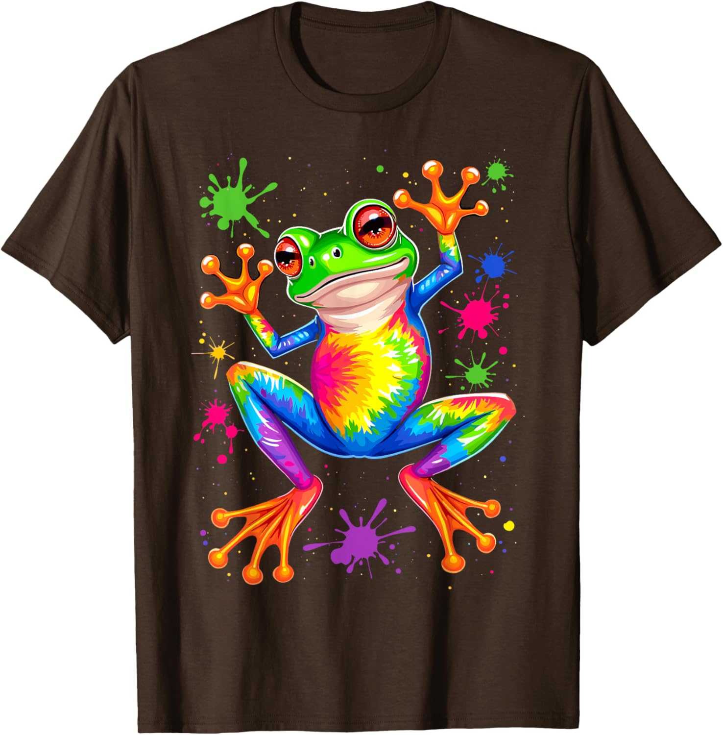 Cool Frog Tie Dye T-Shirt for Unique Style and Comfort - Fun Apparel - 10