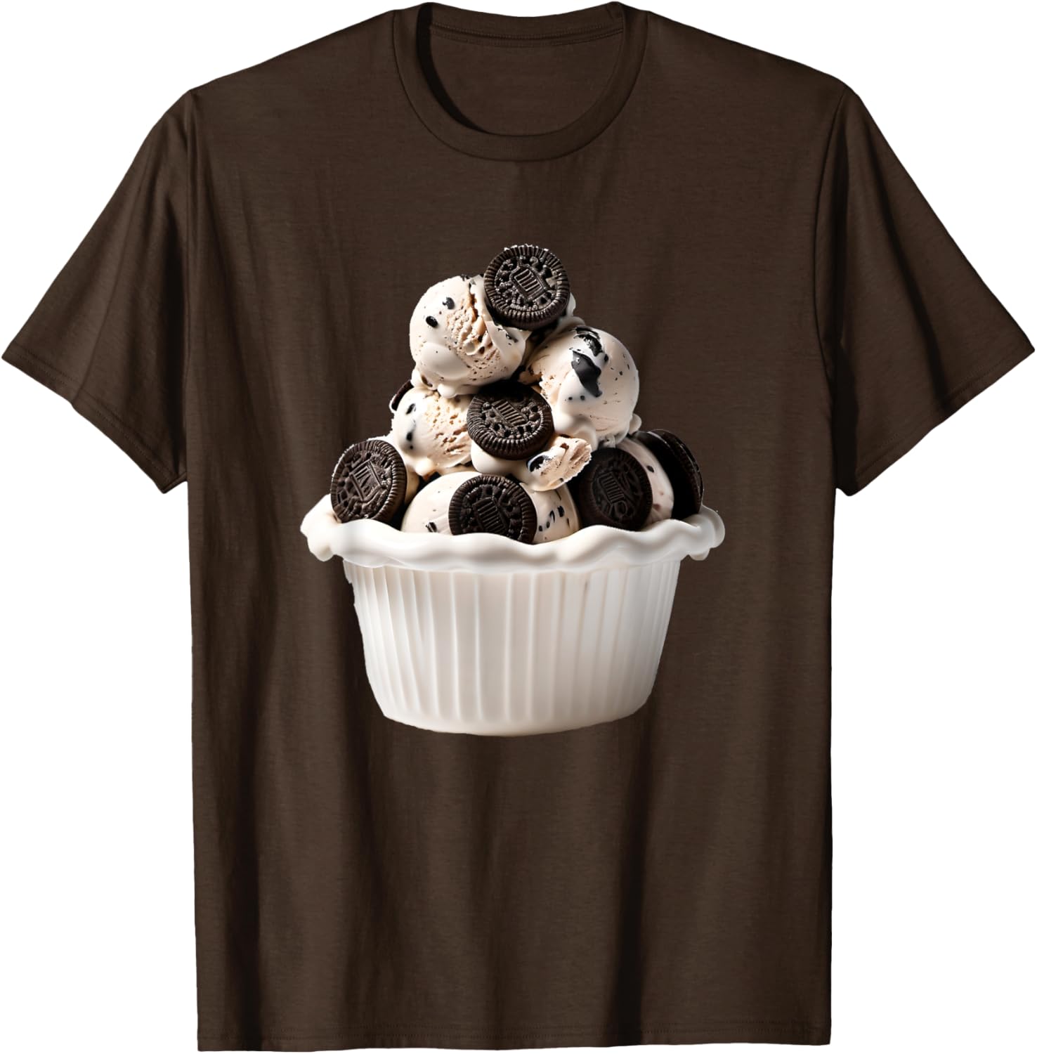 Cookies and Cream Ice Cream T-Shirt for Ice Cream Lovers and Fun Gifts - 8