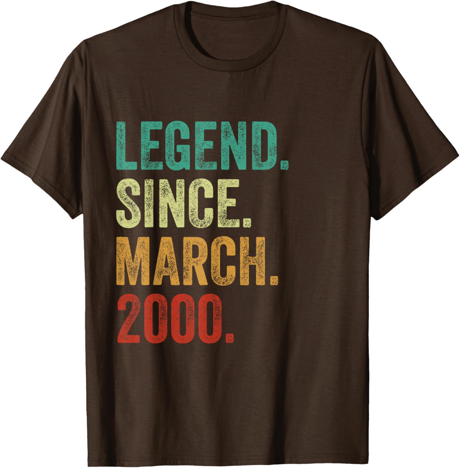 25th Birthday T-Shirt Celebrating 25 Years of Legend Since 2000 - 3
