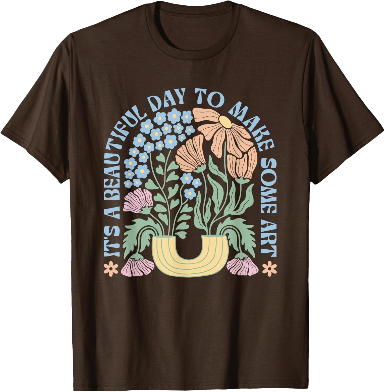 Artistic Gift T-Shirt It's a Beautiful Day to Create for Artists - 3