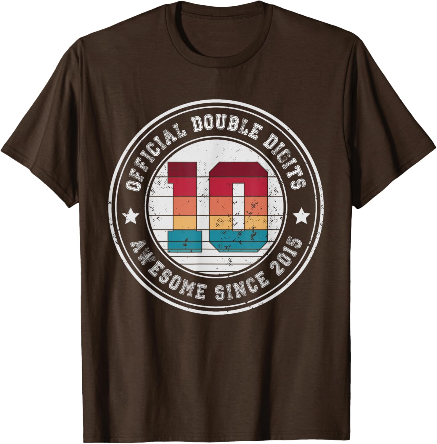 Celebrate 10th Birthday with Fun Ten Years Old Double Digits T-Shirt - 11