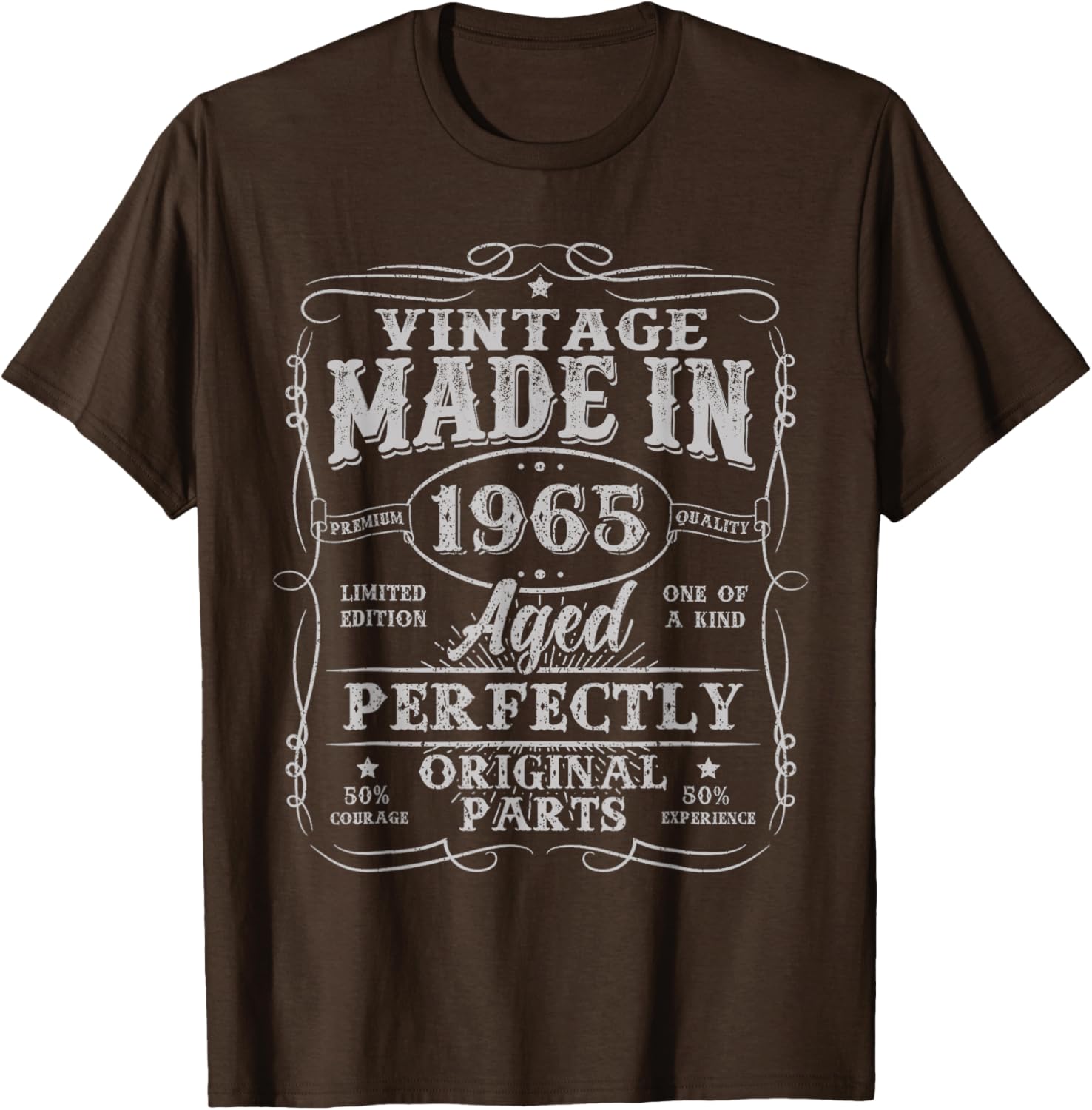 60 Years Old Vintage 1965 Birthday T-Shirt for Men Classic Style - 10