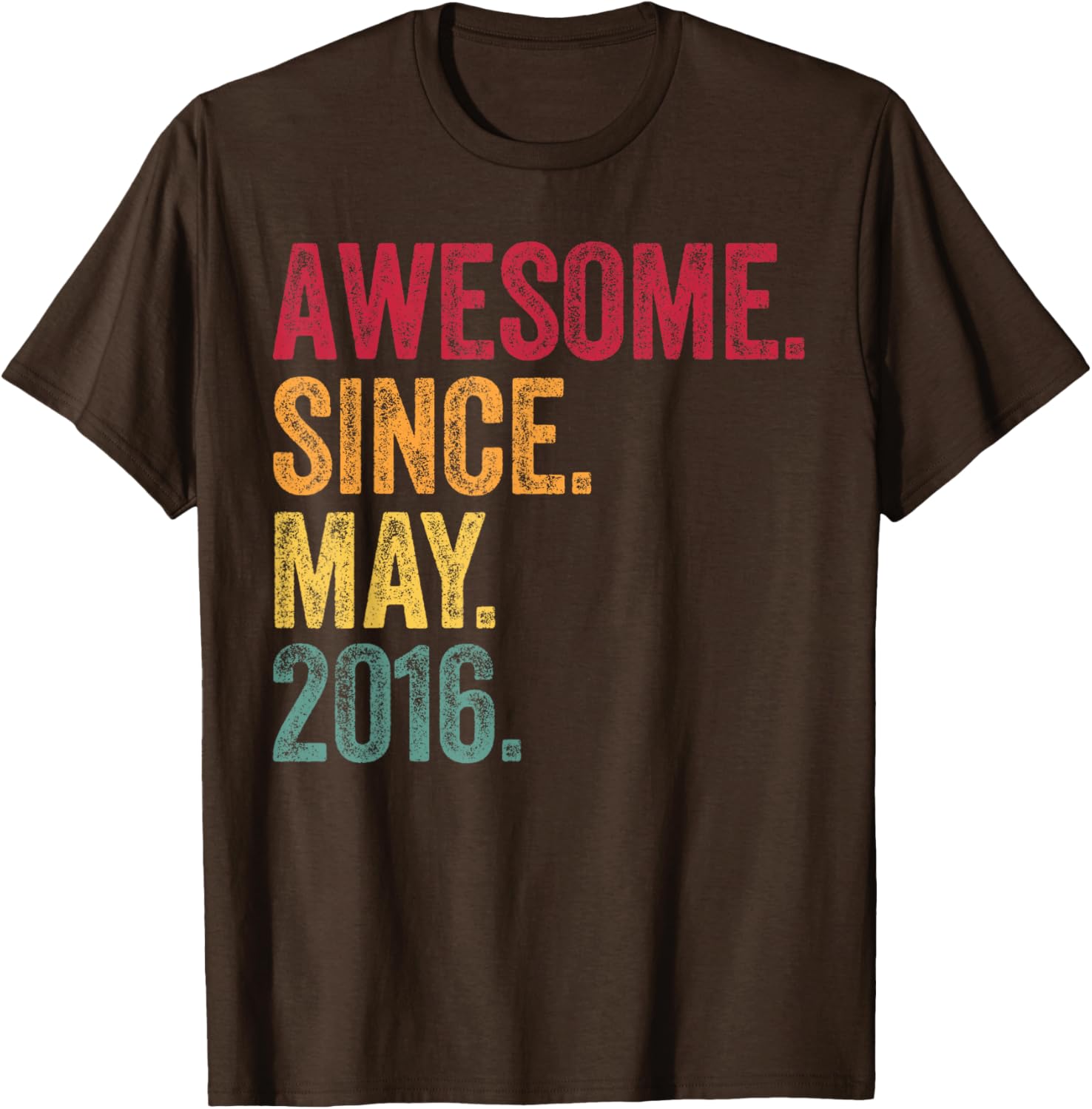 Awesome Since May 2016 9th Birthday Vintage T-Shirt for Kids - 10