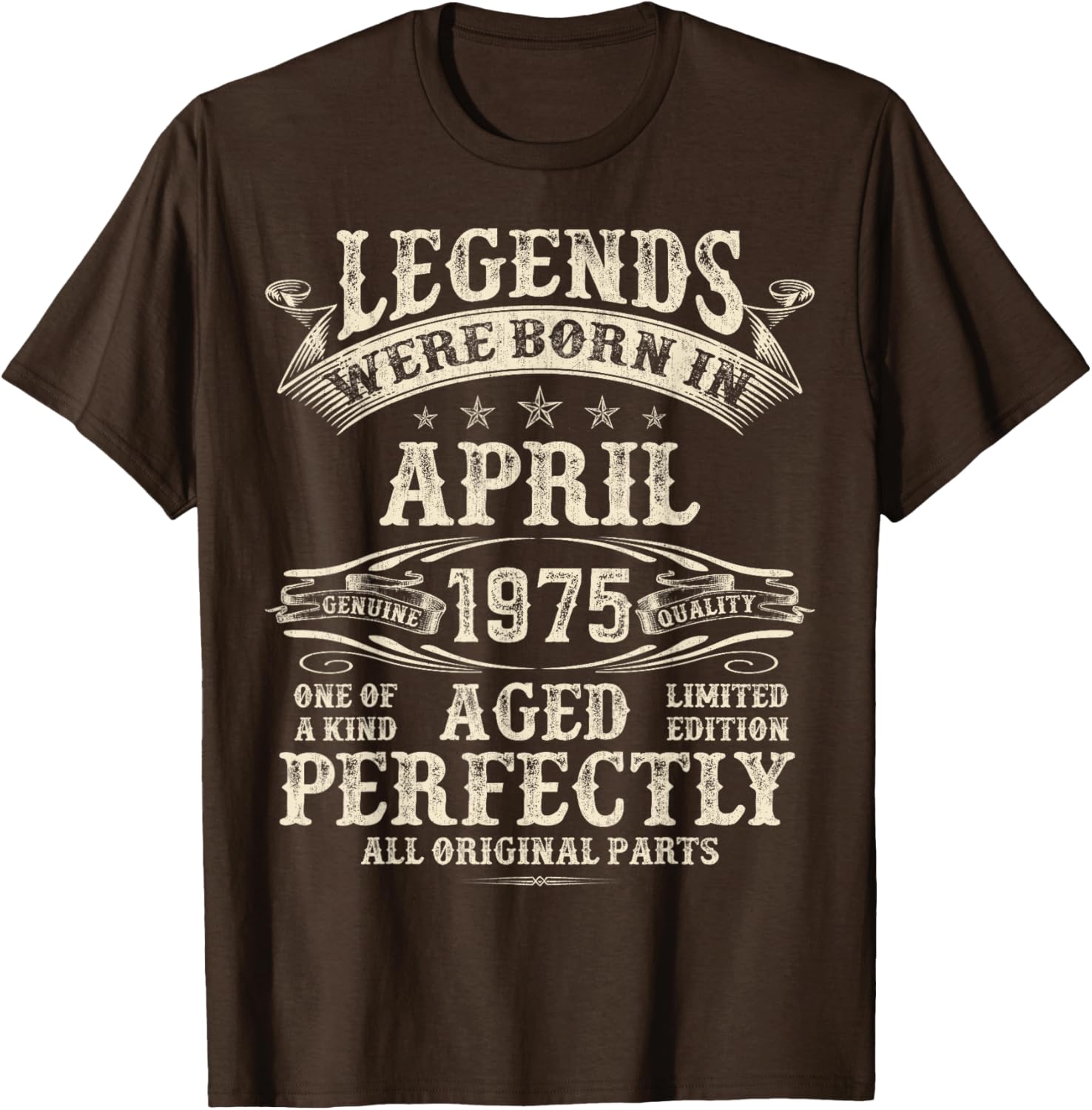 50th Birthday Gift for Men - Classic April 1975 T-Shirt for Him - 4