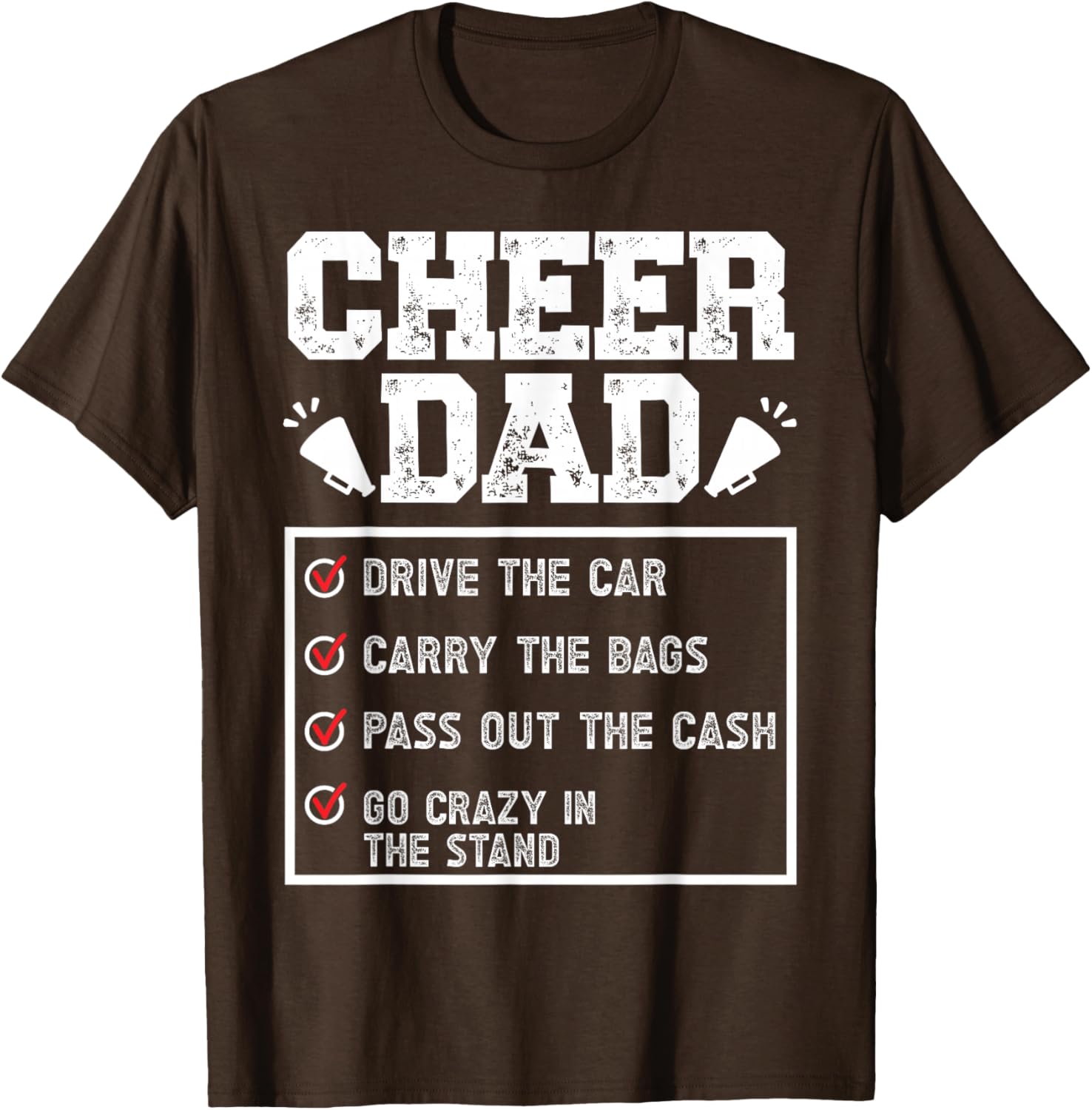 Cheer Dad T-Shirt Perfect Gift for Supportive Fathers in Style - 11