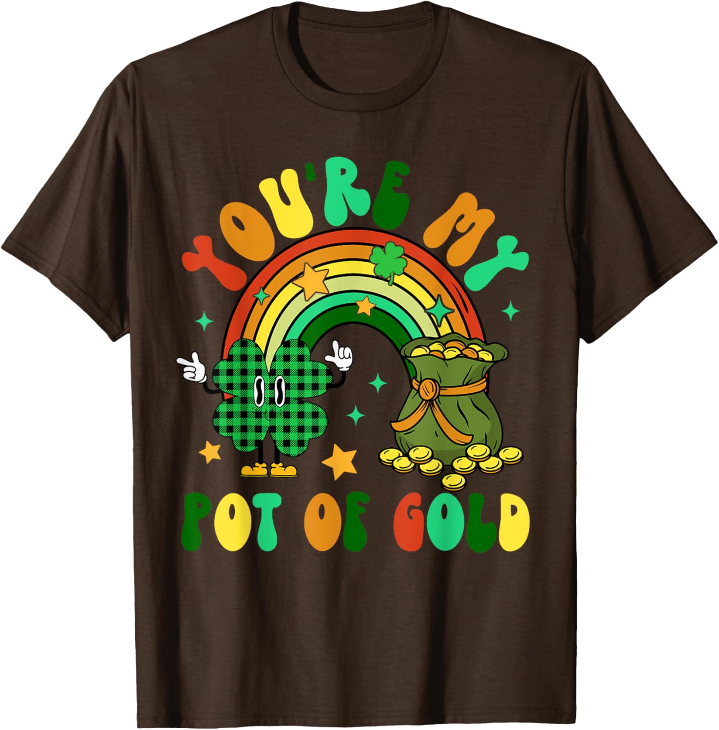 You're My Pot Of Gold Rainbow Shamrock Patrick's Day T-Shirt for Fun Celebrations - 8