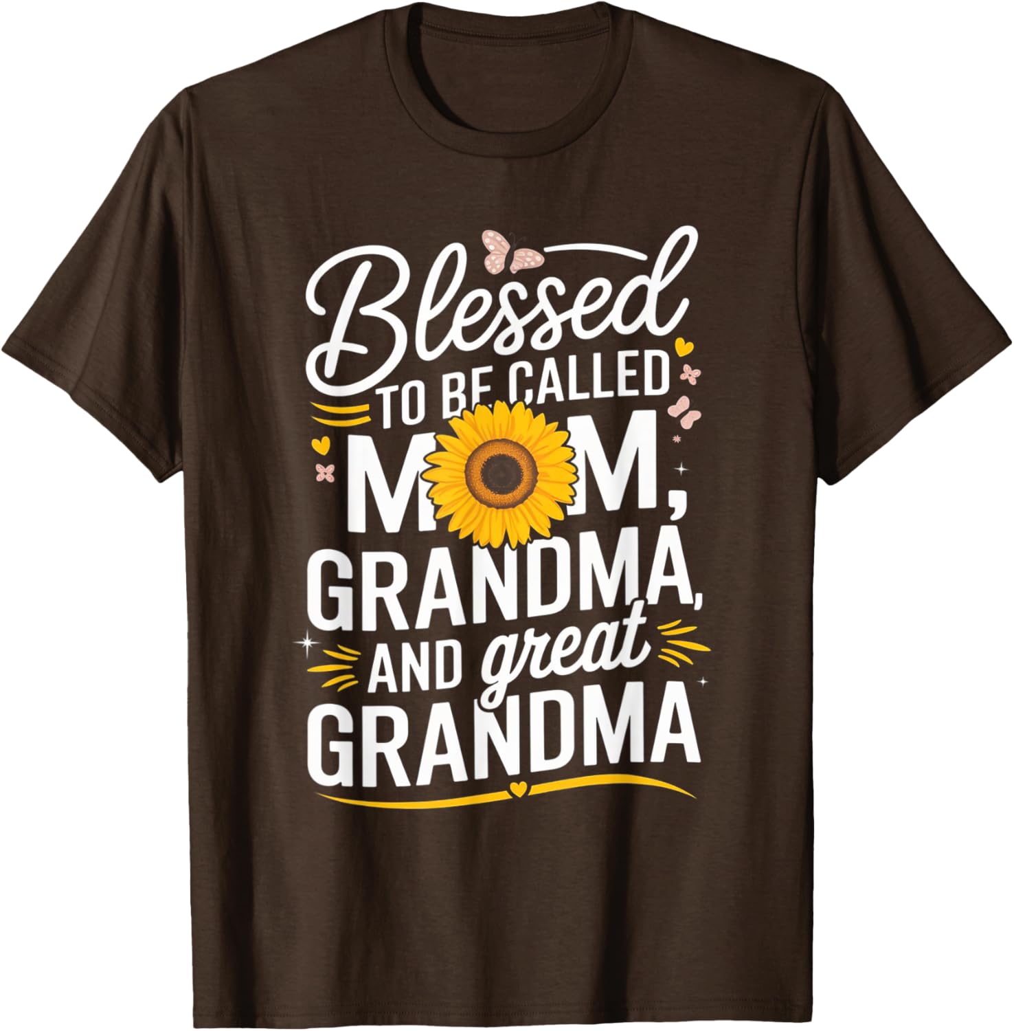 Blessed To Be Called Mom Grandma Great Grandma Mother's Day T-Shirt - 11