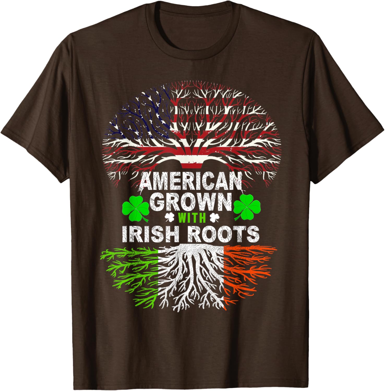 American Grown Irish Roots St. Patrick's Day T-Shirt for Festive Fun - 9