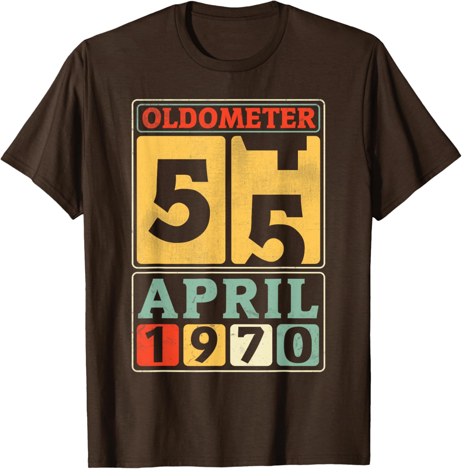 Vintage 55th Birthday T-Shirt for April 1970 Birthdays, Great Gift! - 7