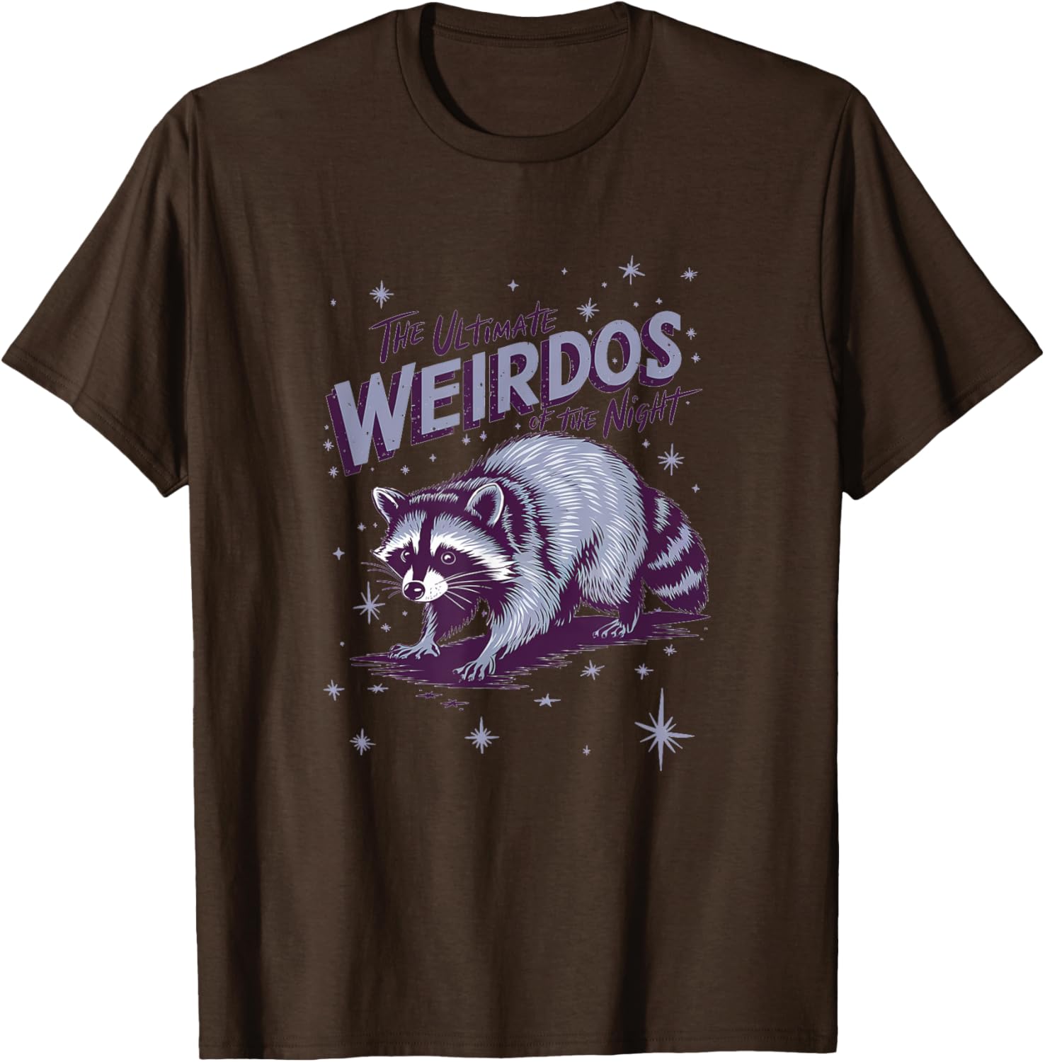 Funny Raccoon Meme T-Shirt - The Biggest Weirdos of the Night Apparel - 4