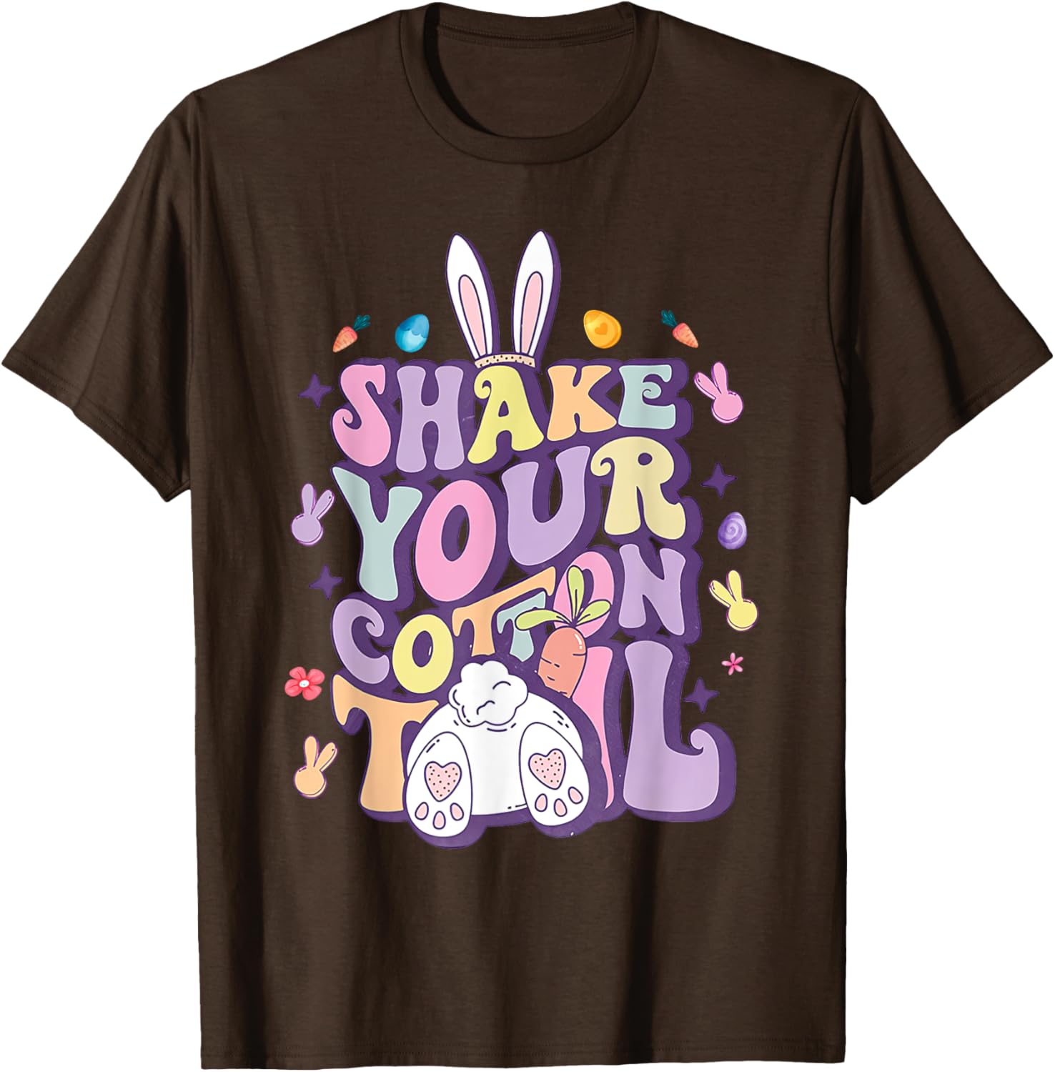 Shake Your Cotton Tail Funny Easter Bunny T-Shirt for Girls and Women - 11